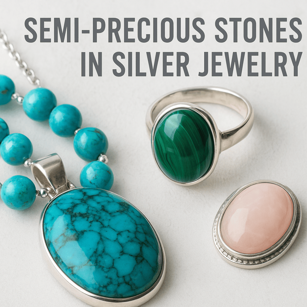 Why Semi-Precious Gemstones Are Perfect for Silver Jewelry Designs