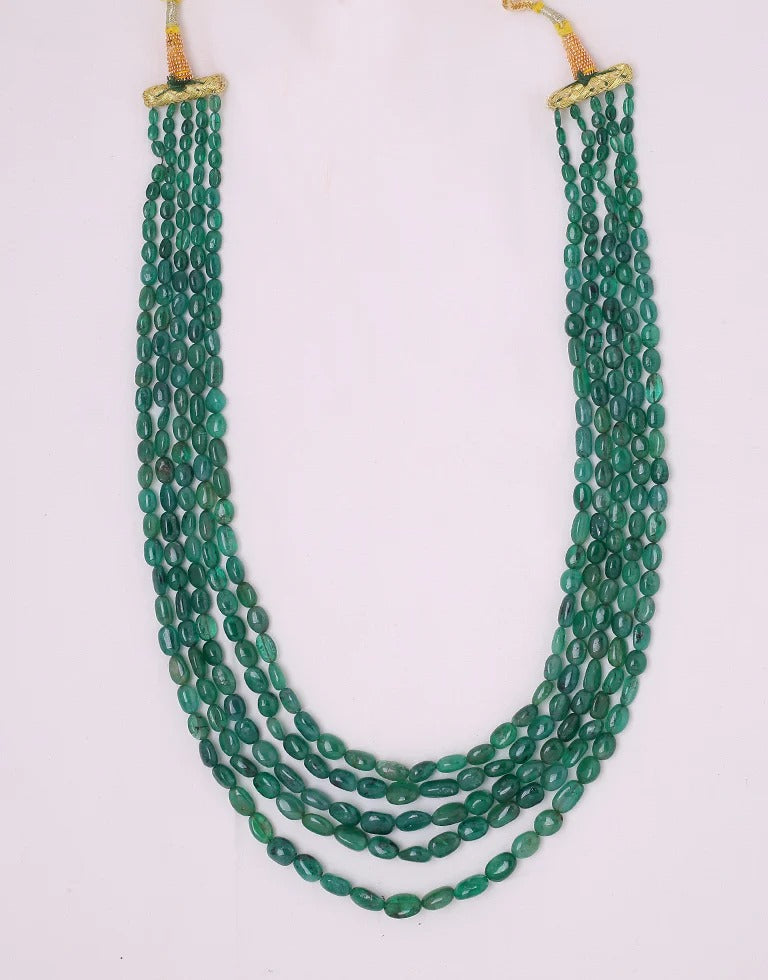 Emerald Beards Necklace