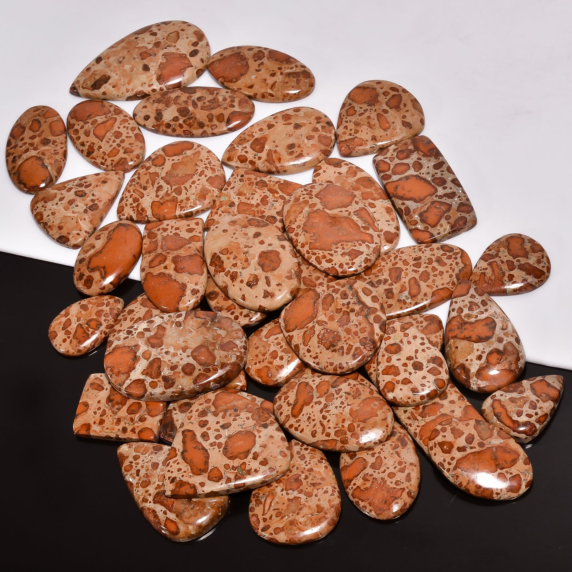 Natural Asteroid Jasper Cabochon wholesale lot