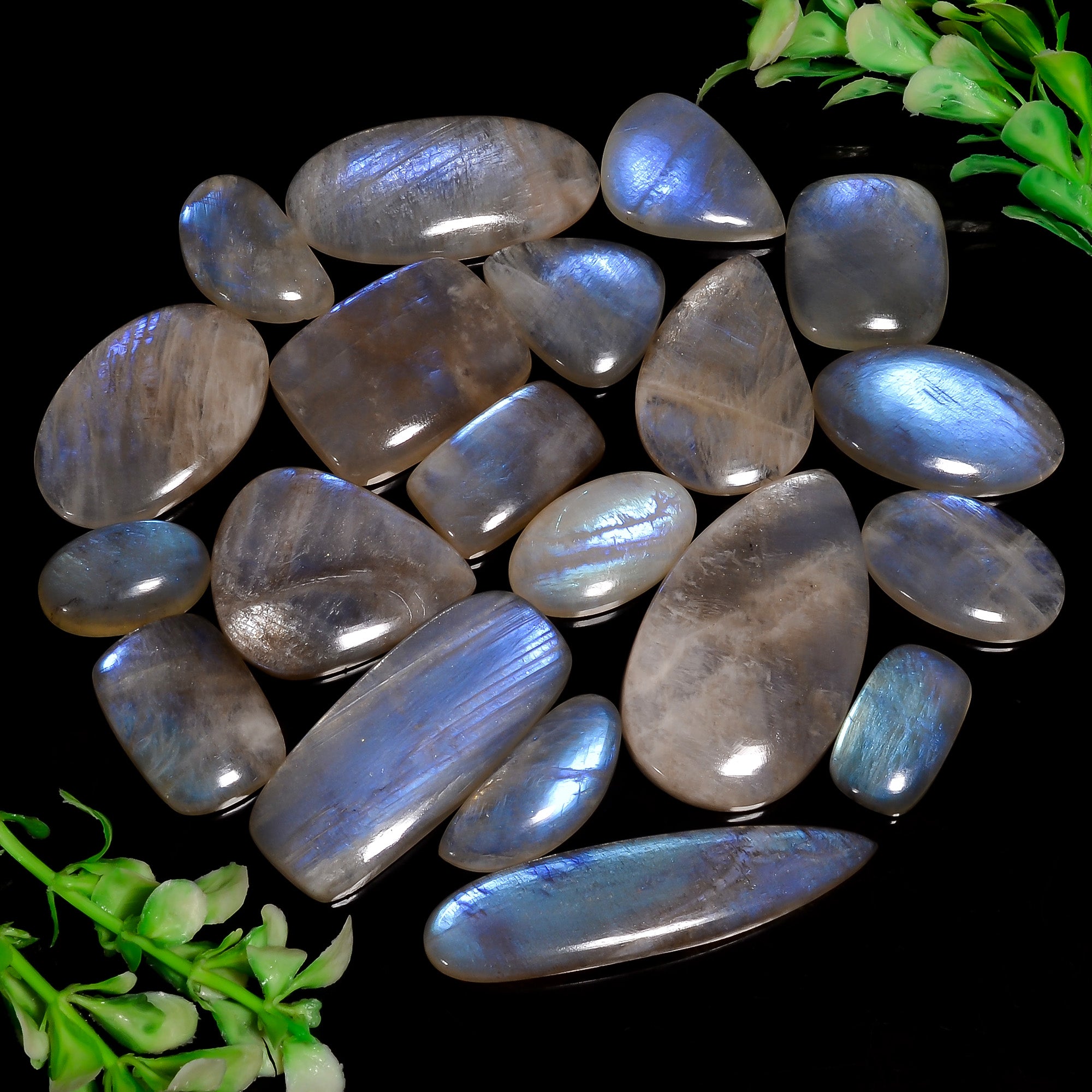 Belomorite Moomstone cabochon Gemstone Wholesale lot available
