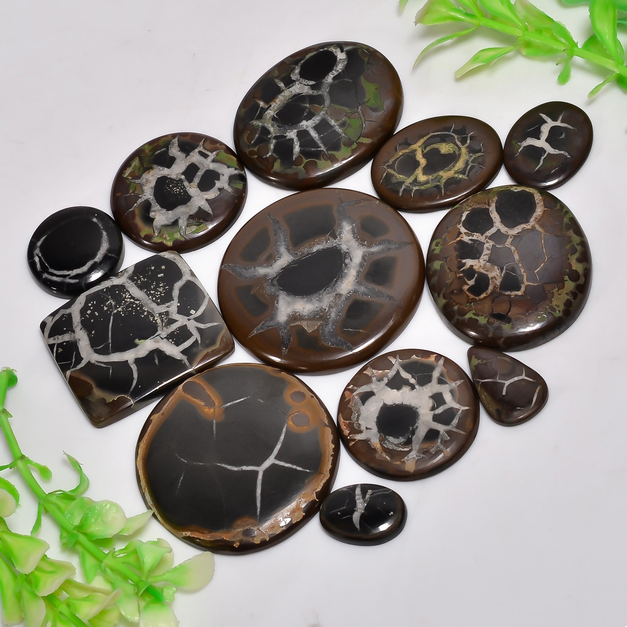 Wholesale Black Septarian Gemstone Cabochon Lot – Bulk Pricing for Jewelers & Designers (Copy)