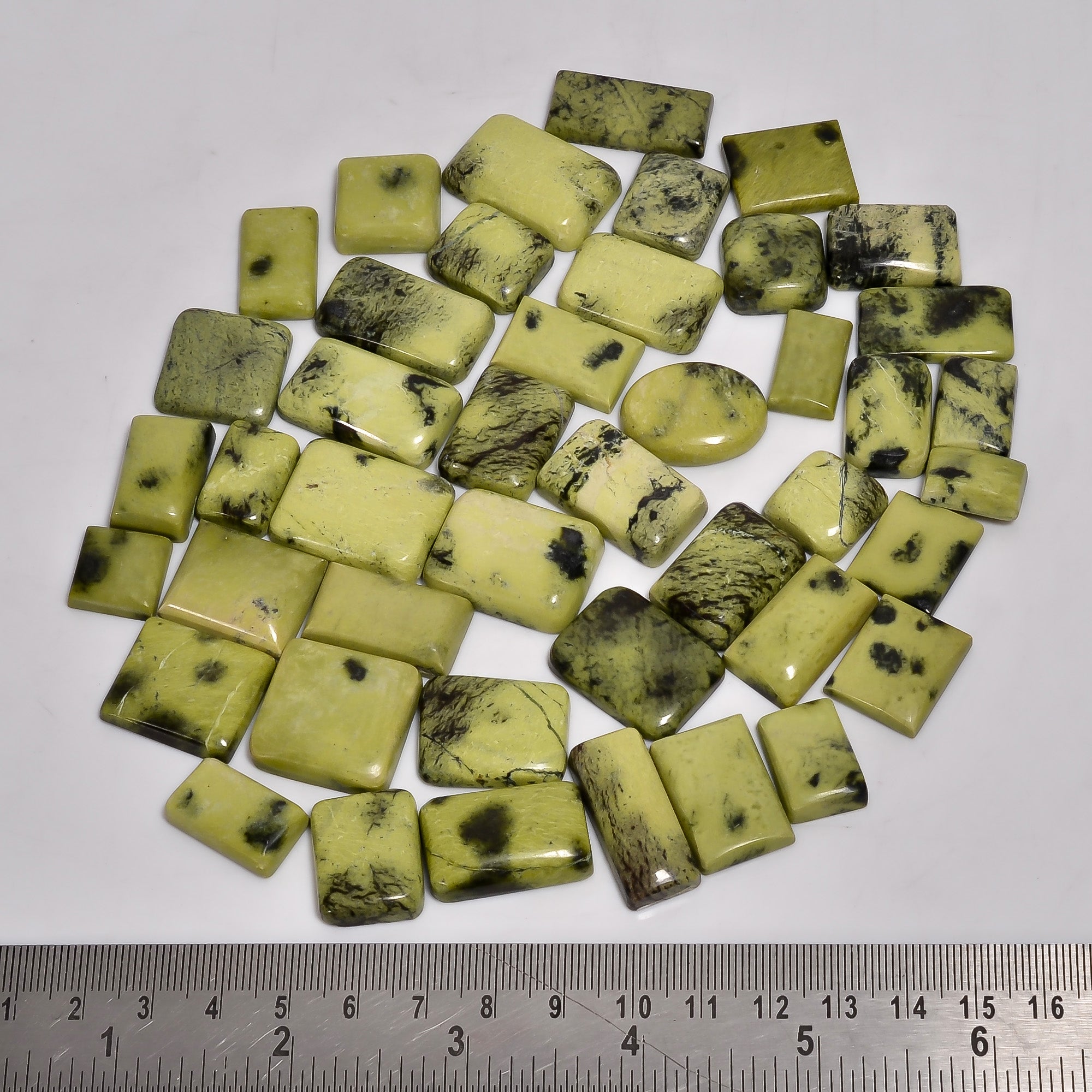 Wholesale Lot of Natural Cheetah Jasper Cabochons – Ideal for Rings & Pendants