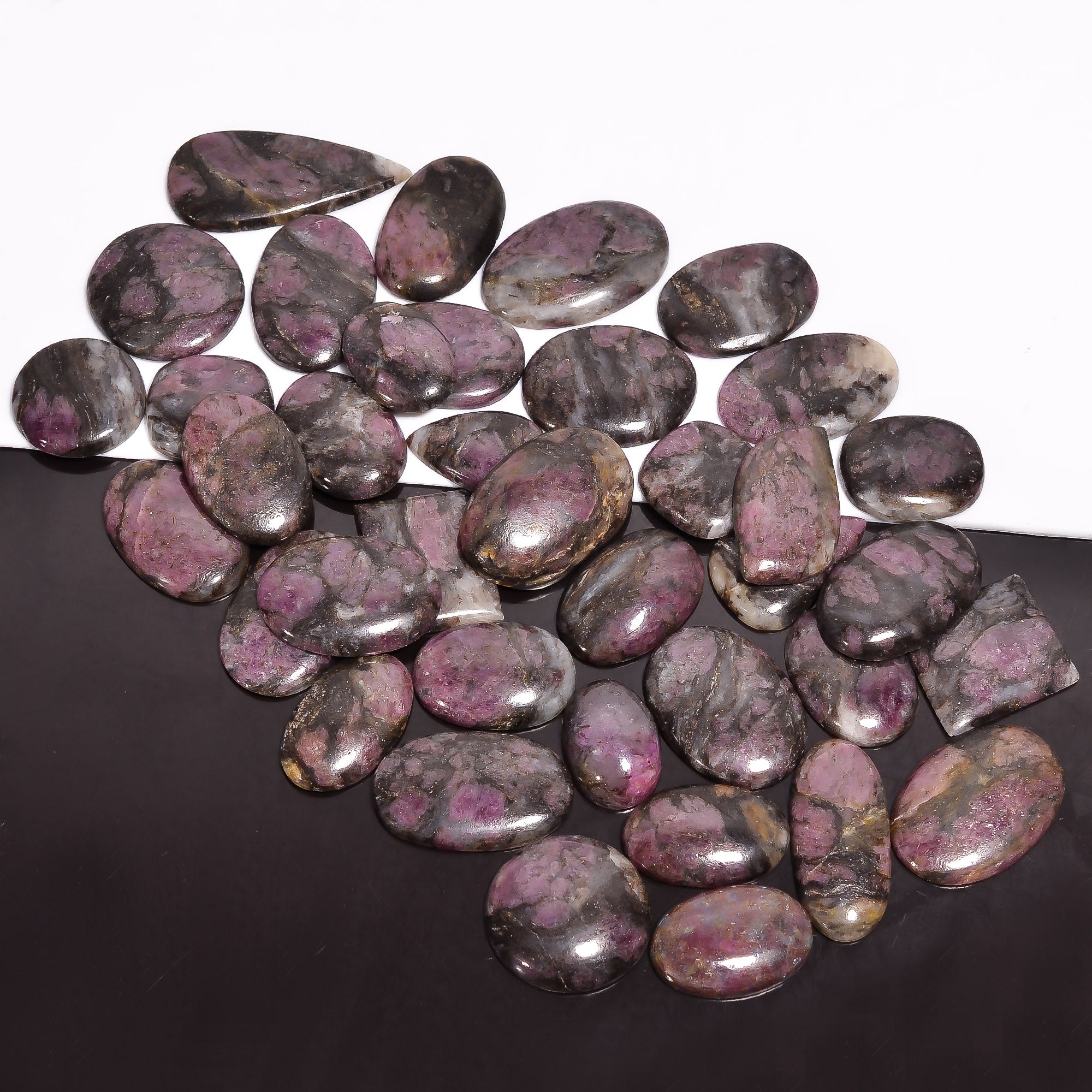 Wholesale Natural Crystal Ruby Cabochon Gemstone Lot – High Quality for Jewelry Making