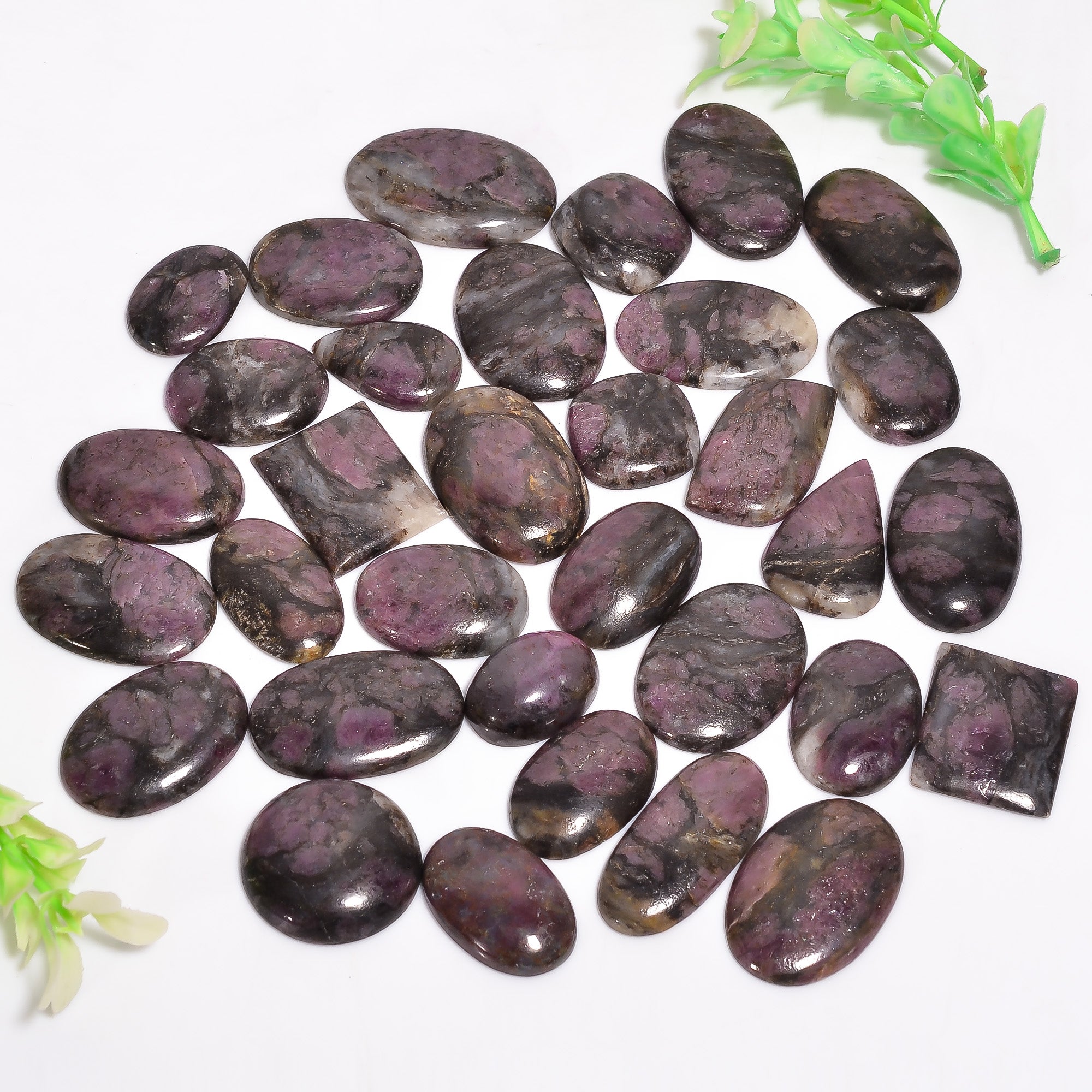 Wholesale Natural Crystal Ruby Cabochon Gemstone Lot – High Quality for Jewelry Making