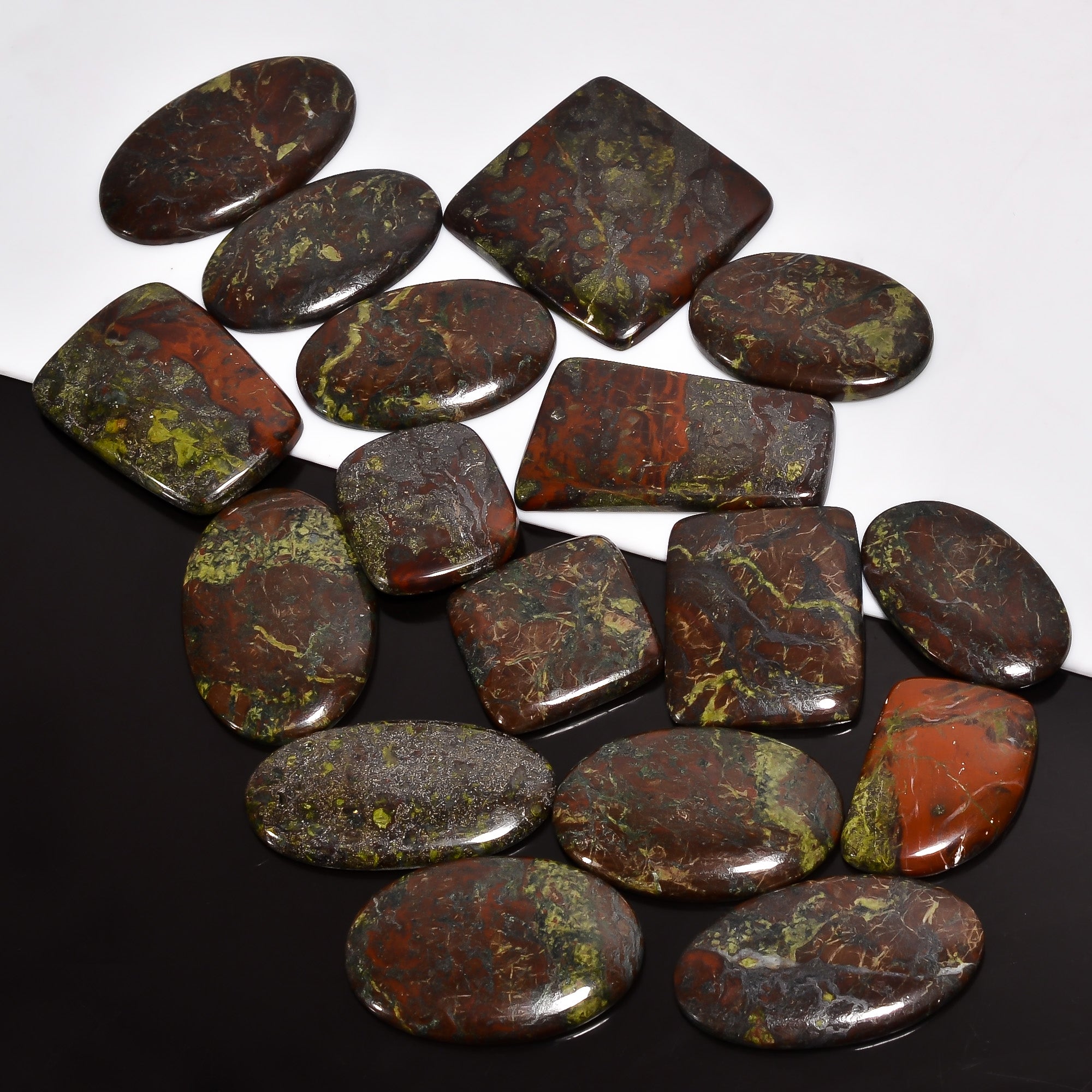 Natural Dragon Jasper Cabochon Lot – Wholesale Gemstones for Jewelry Business (Copy)