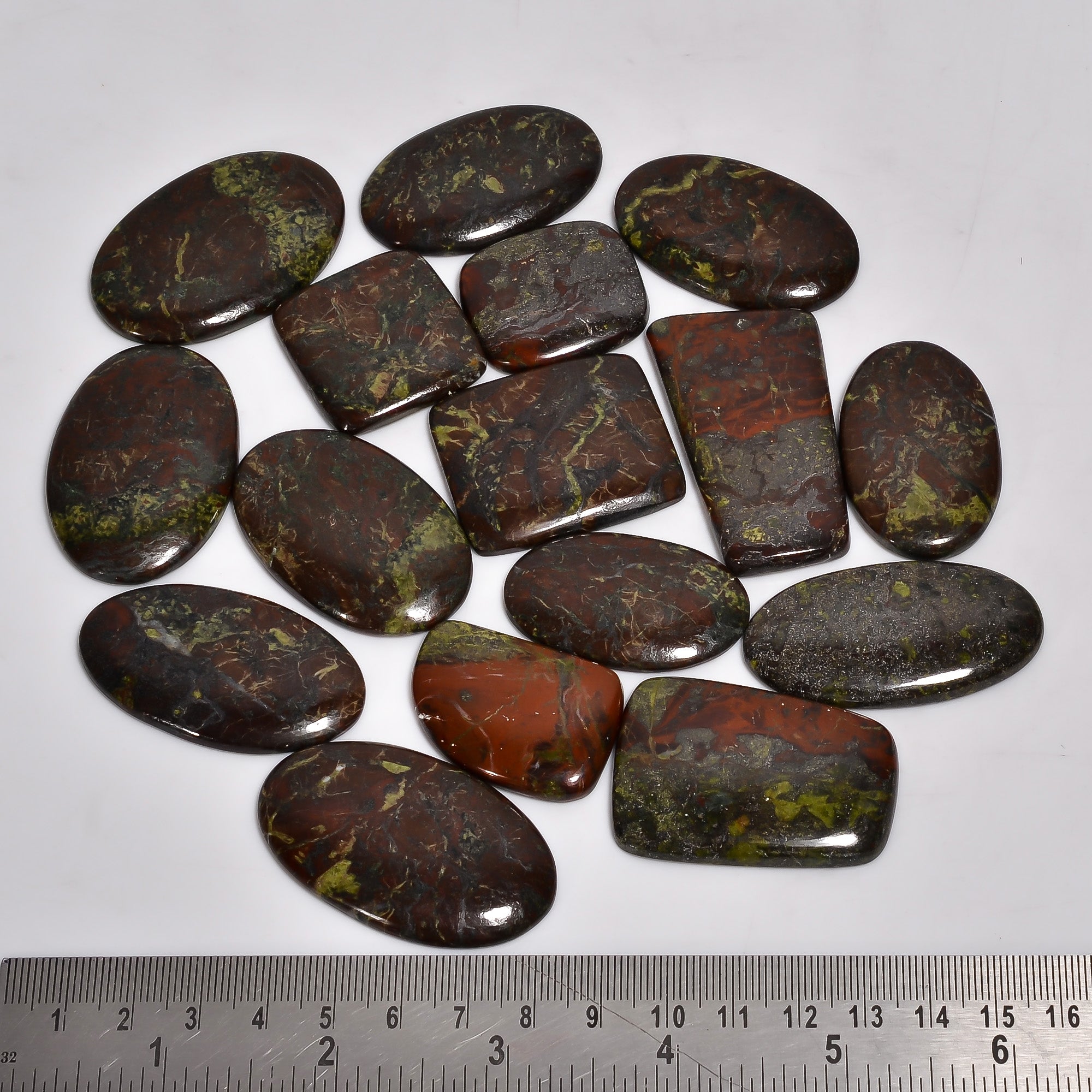 Natural Dragon Jasper Cabochon Lot – Wholesale Gemstones for Jewelry Business (Copy)