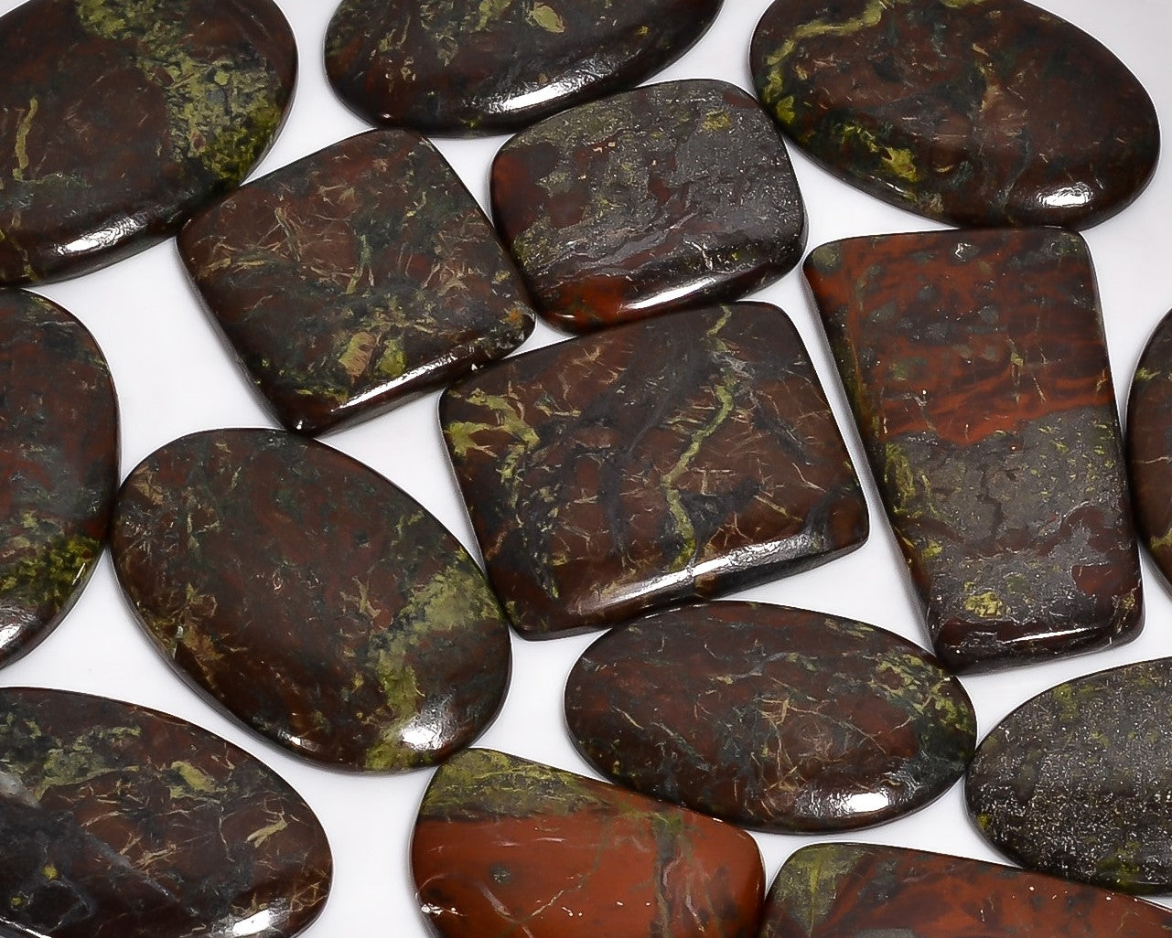 Natural Dragon Jasper Cabochon Lot – Wholesale Gemstones for Jewelry Business (Copy)