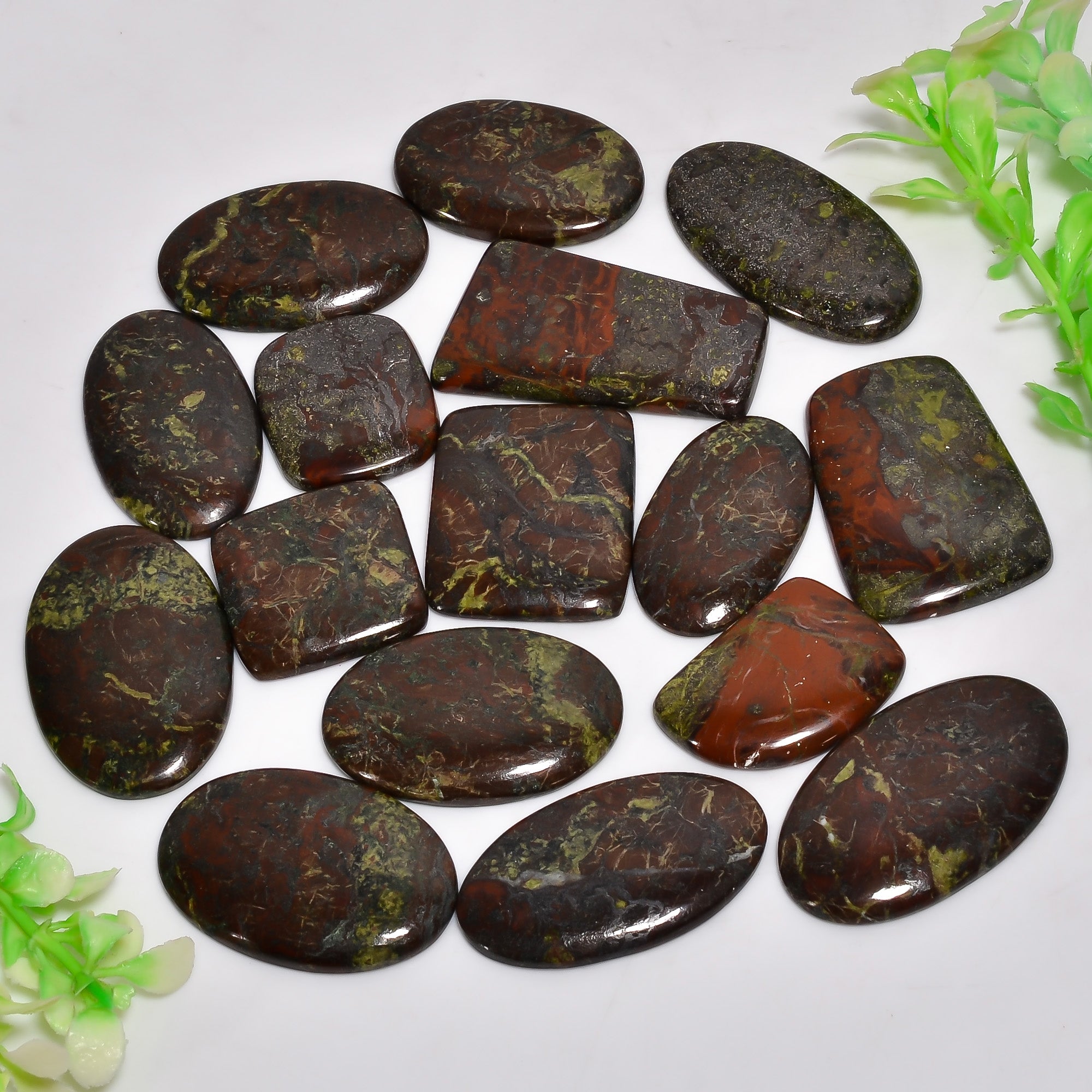 Natural Dragon Jasper Cabochon Lot – Wholesale Gemstones for Jewelry Business (Copy)