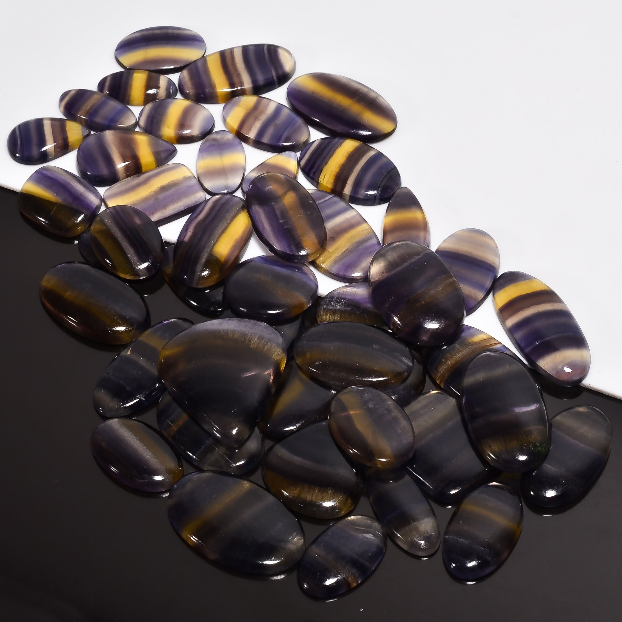 Wholesale Natural Fluorite Cabochons – Jewelry Supply Gemstone Lot