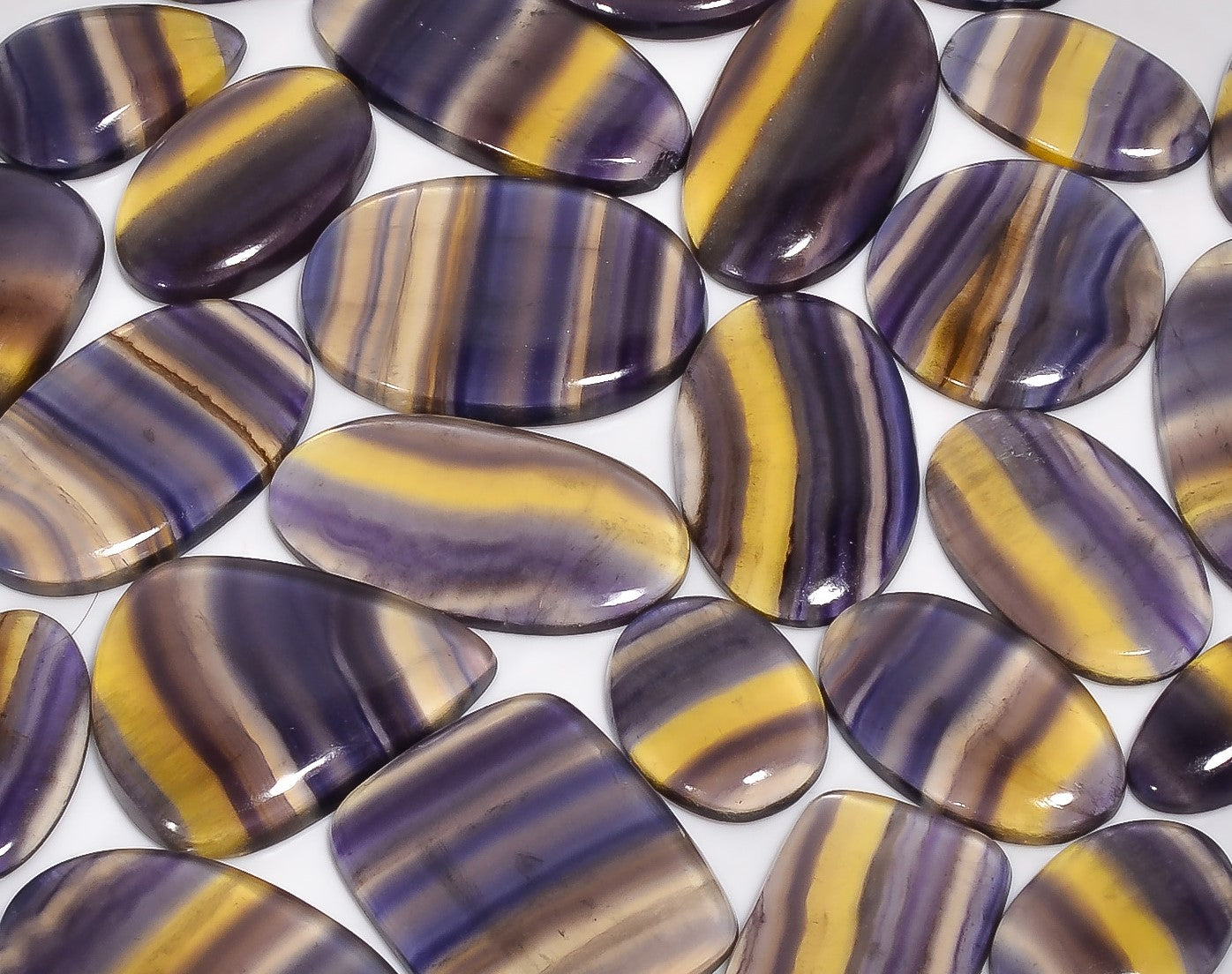 Wholesale Natural Fluorite Cabochons – Jewelry Supply Gemstone Lot