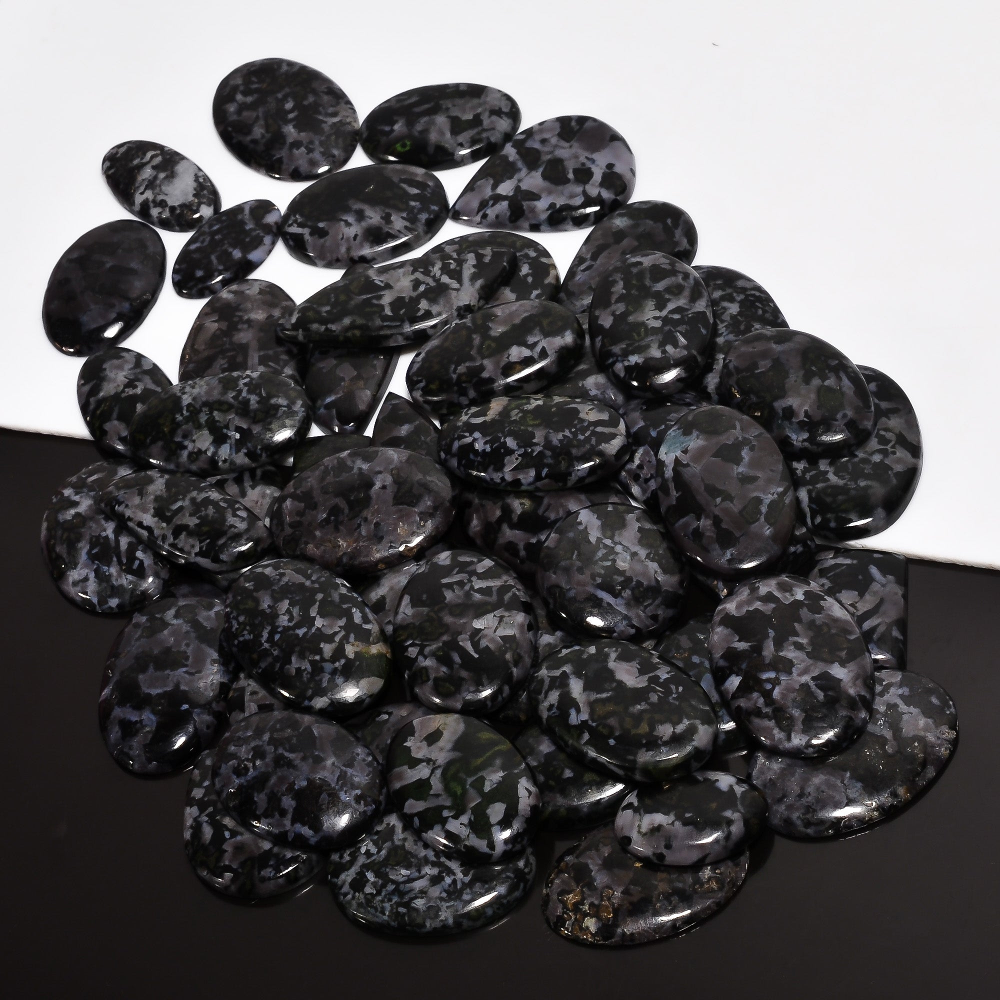 Bulk Natural Gabbra Jasper Cabochon Gemstone Lot – Wholesale Jewelry Supplies