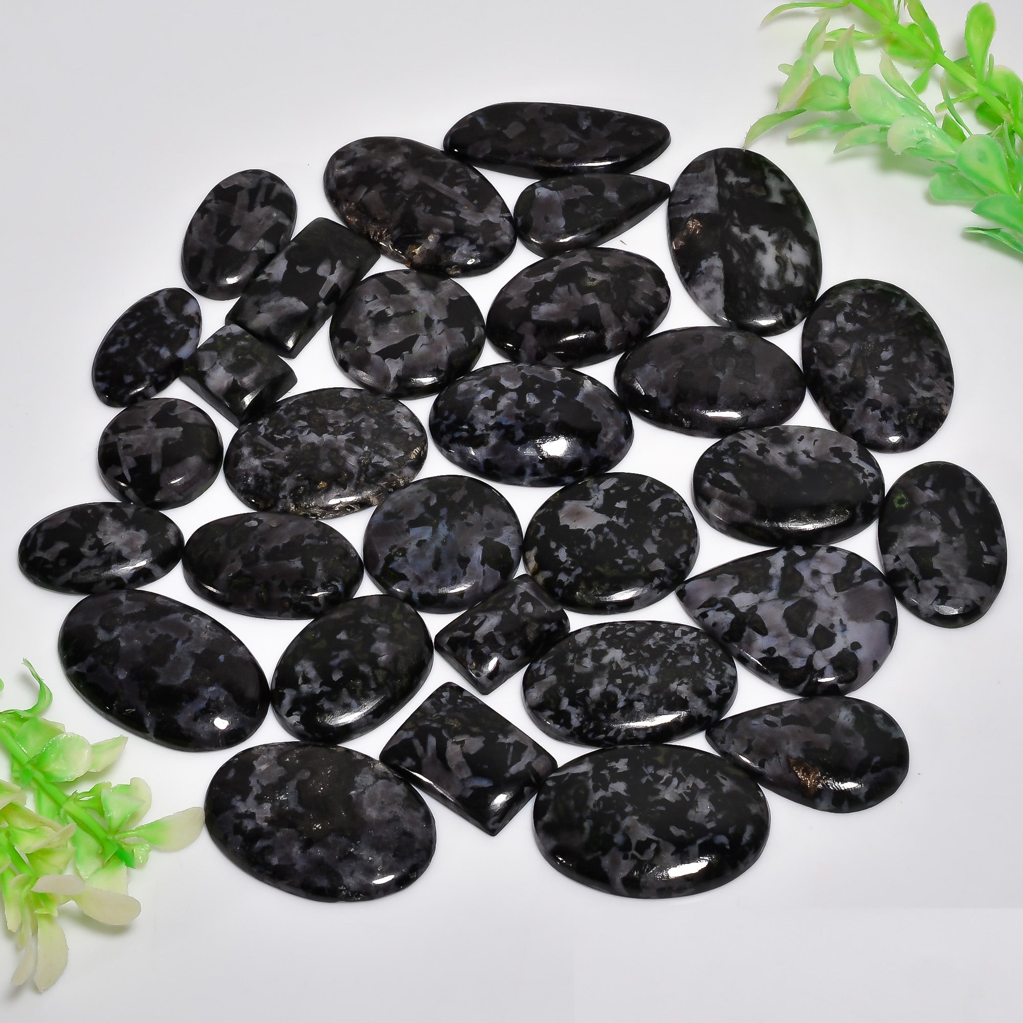 Bulk Natural Gabbra Jasper Cabochon Gemstone Lot – Wholesale Jewelry Supplies