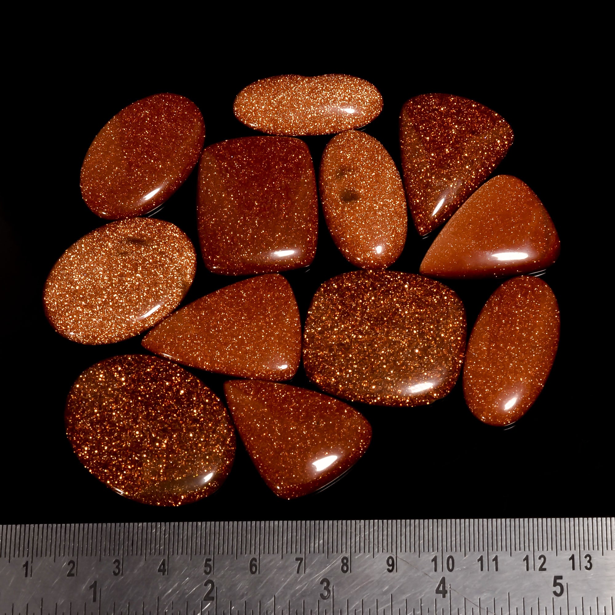 Wholesale Lot Natural Gold Stone Cabochons – Handpicked Gemstones for Designers