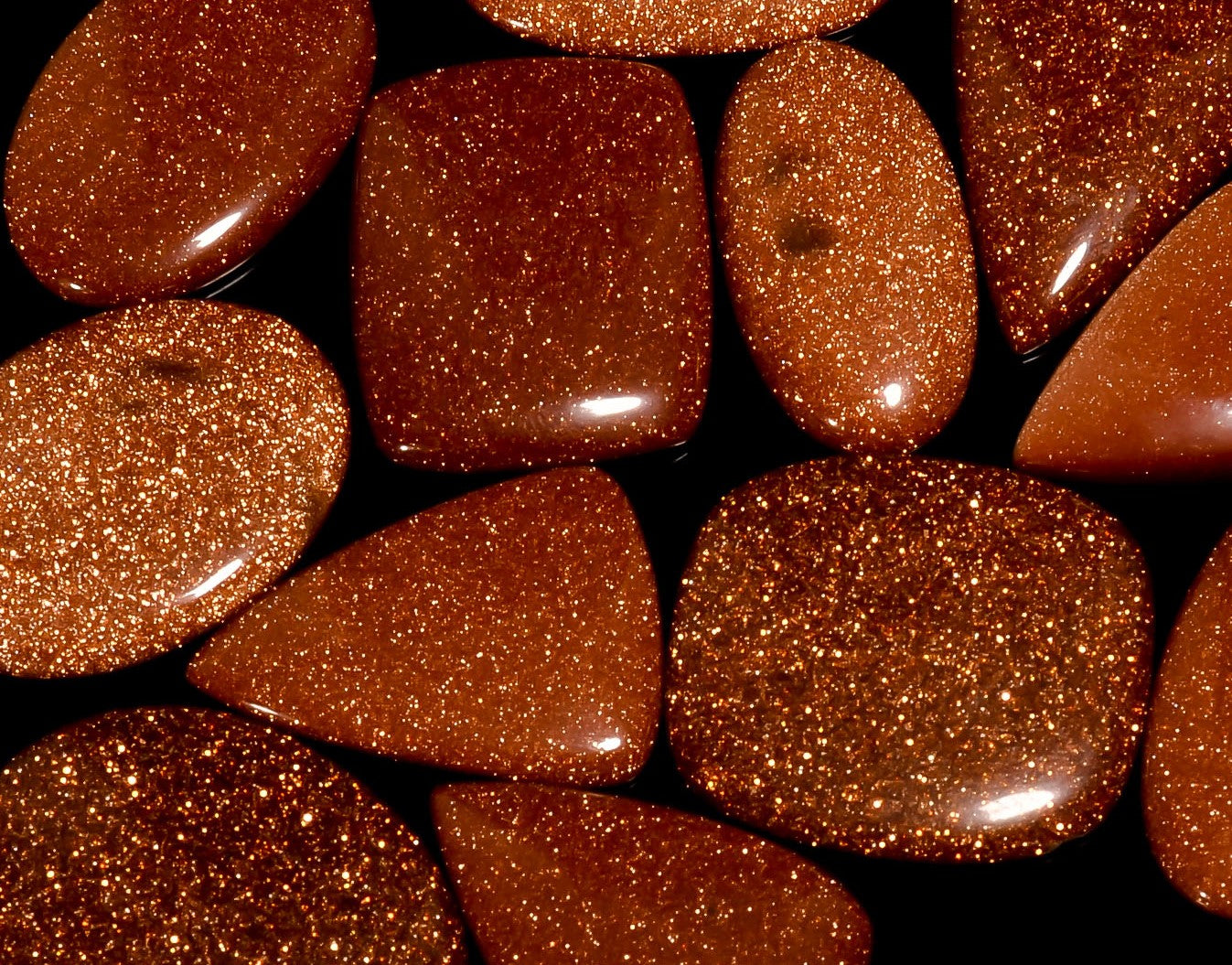 Wholesale Lot Natural Gold Stone Cabochons – Handpicked Gemstones for Designers