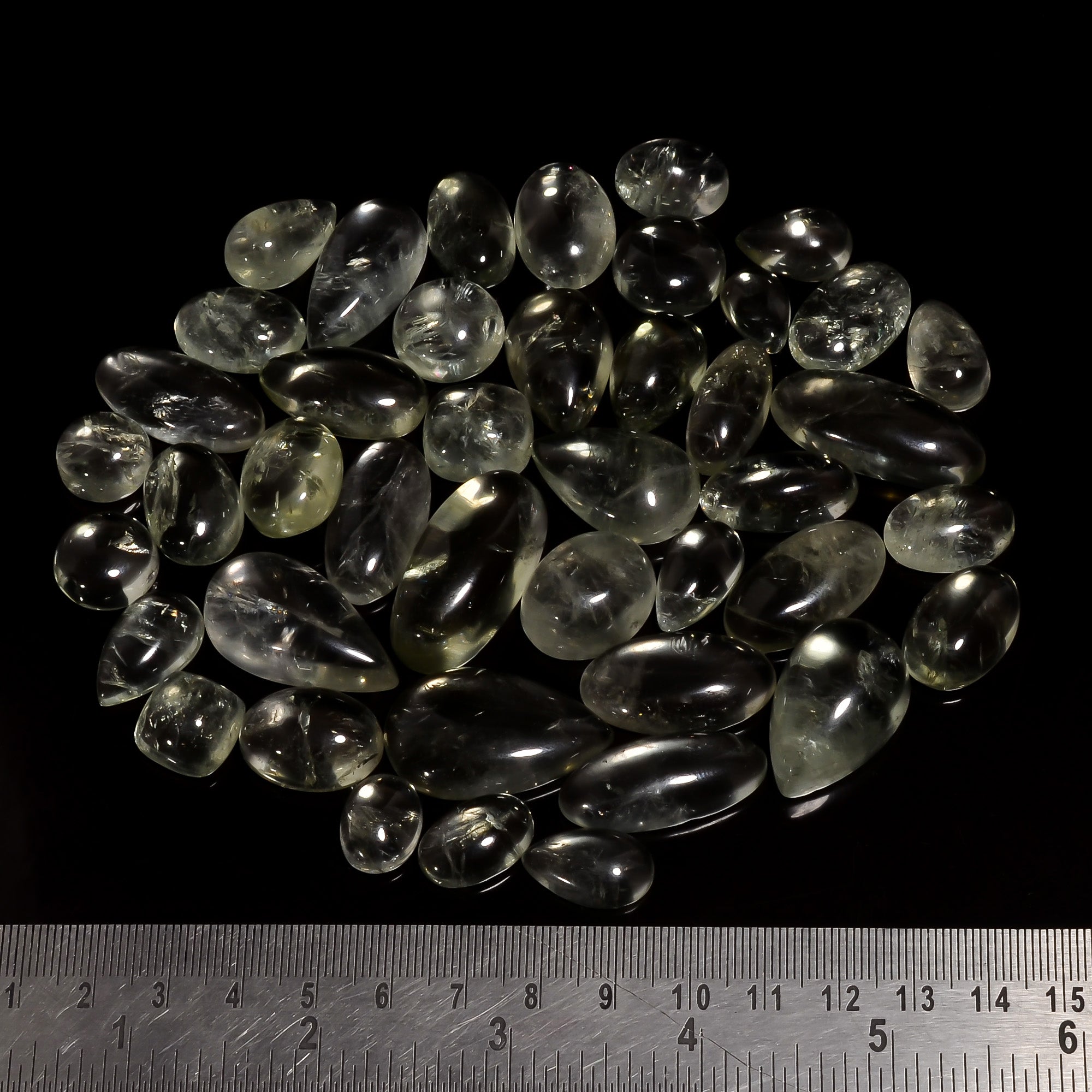 Natural Green Amethyst Cabochon Lot – Wholesale Gemstones for Jewelry Business