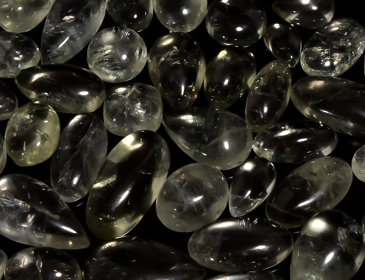 Natural Green Amethyst Cabochon Lot – Wholesale Gemstones for Jewelry Business