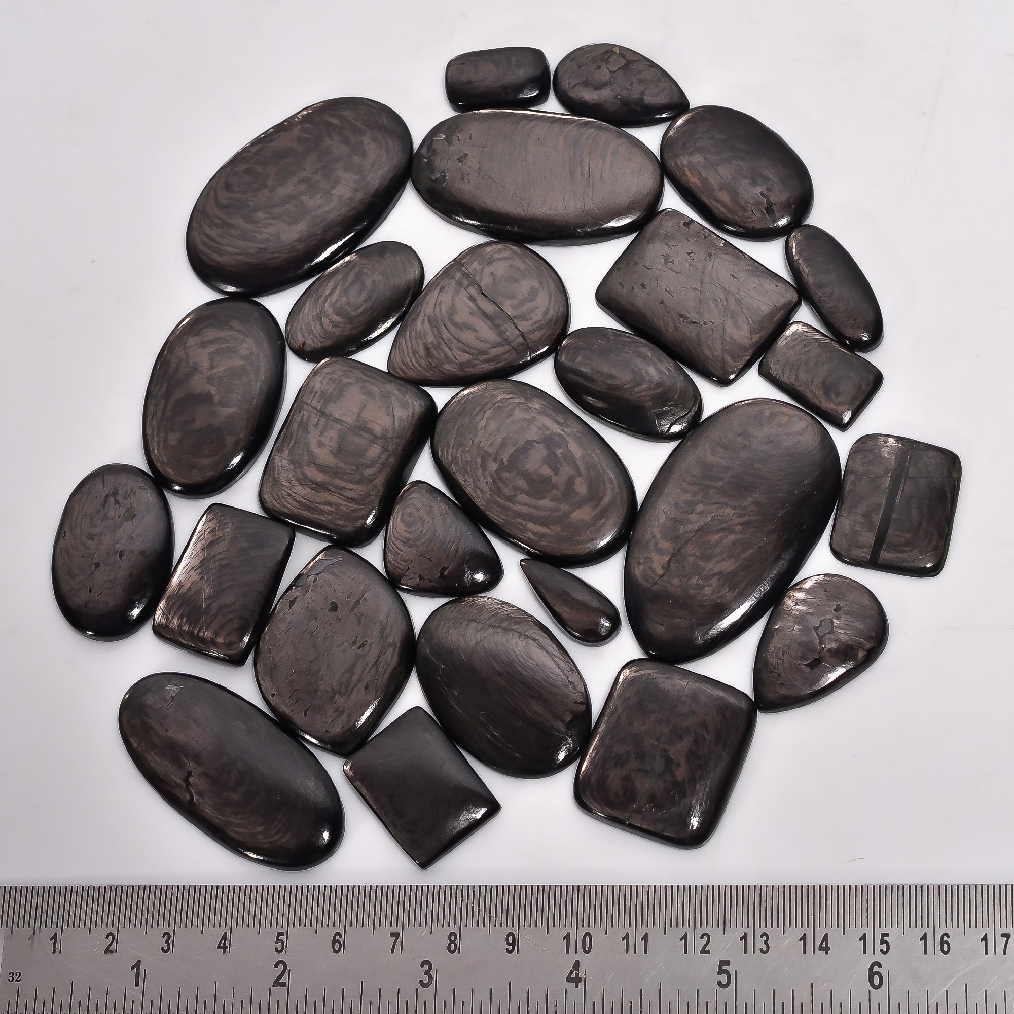 Natural Hypersthene Cabochon Gemstone Wholesale Lot – Perfect for Silver & Brass Jewelry (Copy)