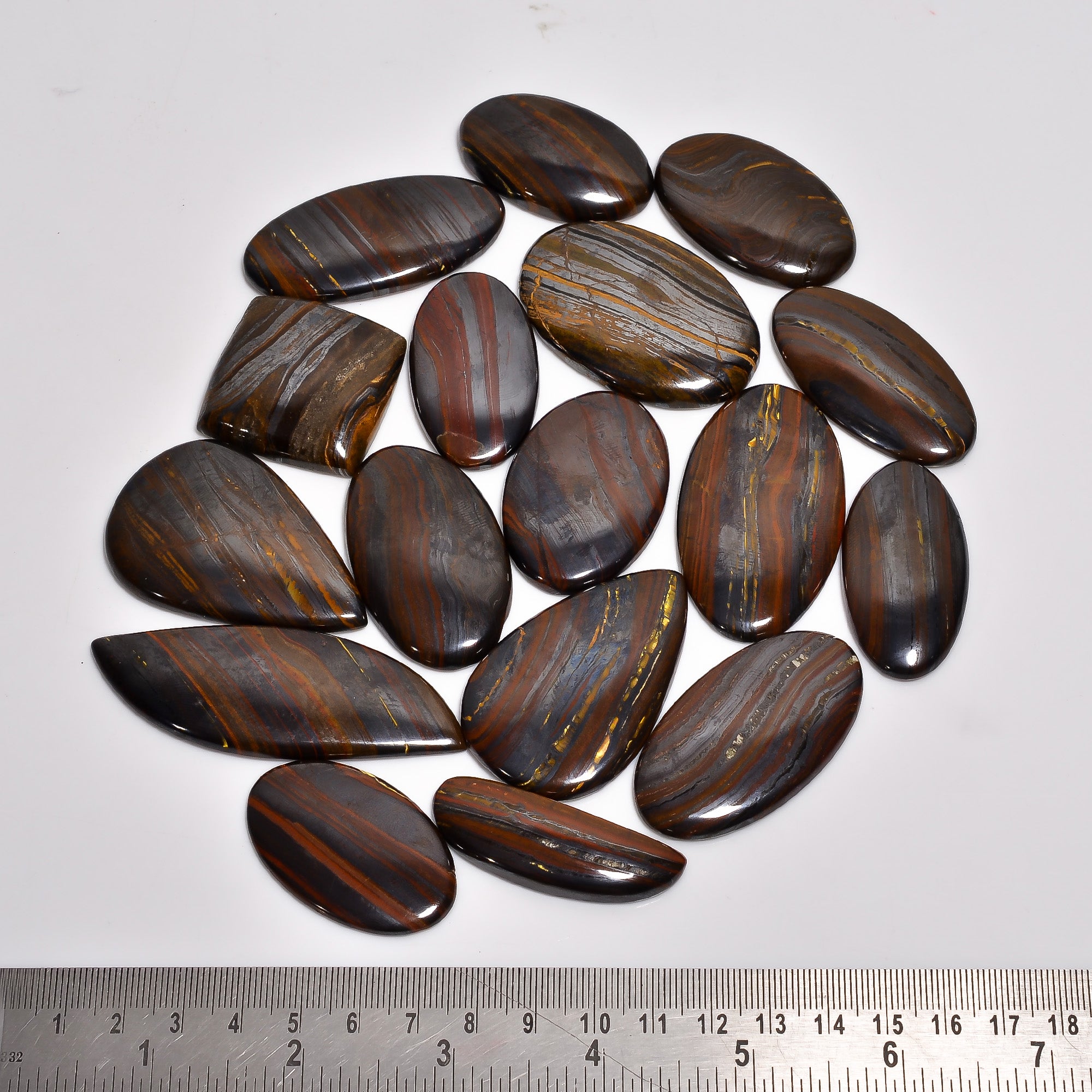 Bulk Natural Iron Tiger Eye Cabochon Gemstone Lot – Wholesale Jewelry Supplies (Copy)