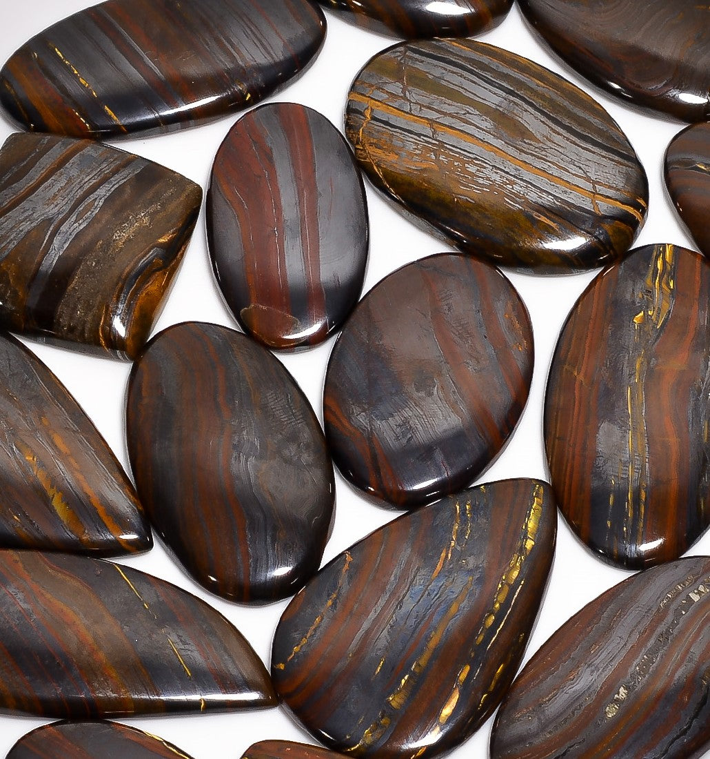 Bulk Natural Iron Tiger Eye Cabochon Gemstone Lot – Wholesale Jewelry Supplies (Copy)
