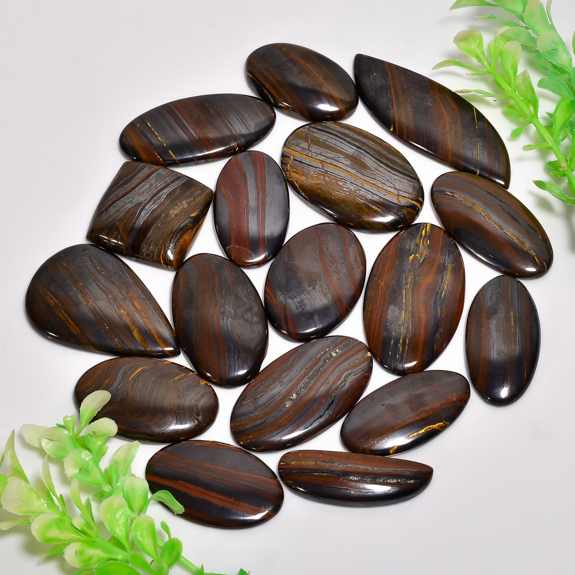 Bulk Natural Iron Tiger Eye Cabochon Gemstone Lot – Wholesale Jewelry Supplies (Copy)