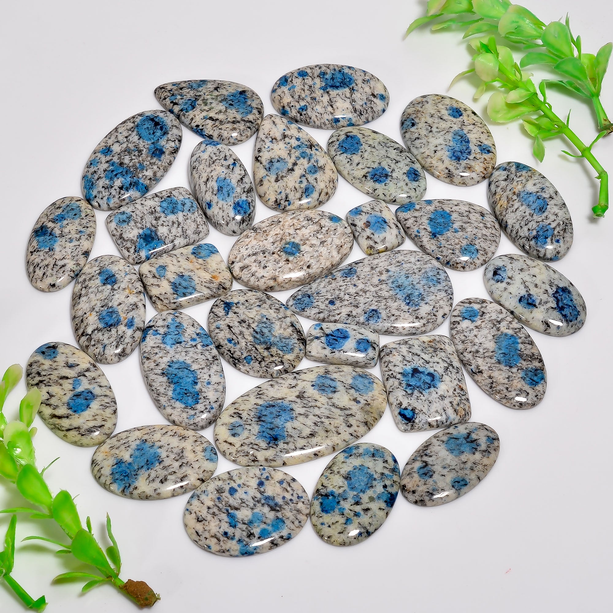 Wholesale Lot Natural K2 Jasper Cabochons – Handpicked Gemstones for Designers