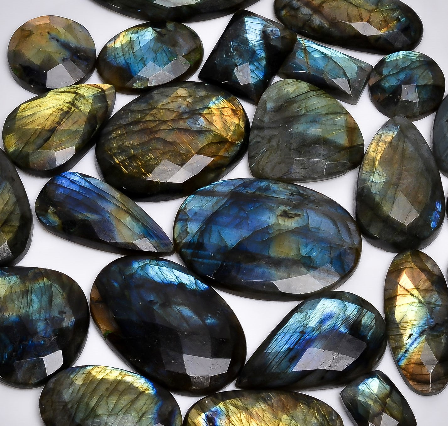 Natural Labradorite Cabochon Gemstone Lot – High Quality for Jewelry Making