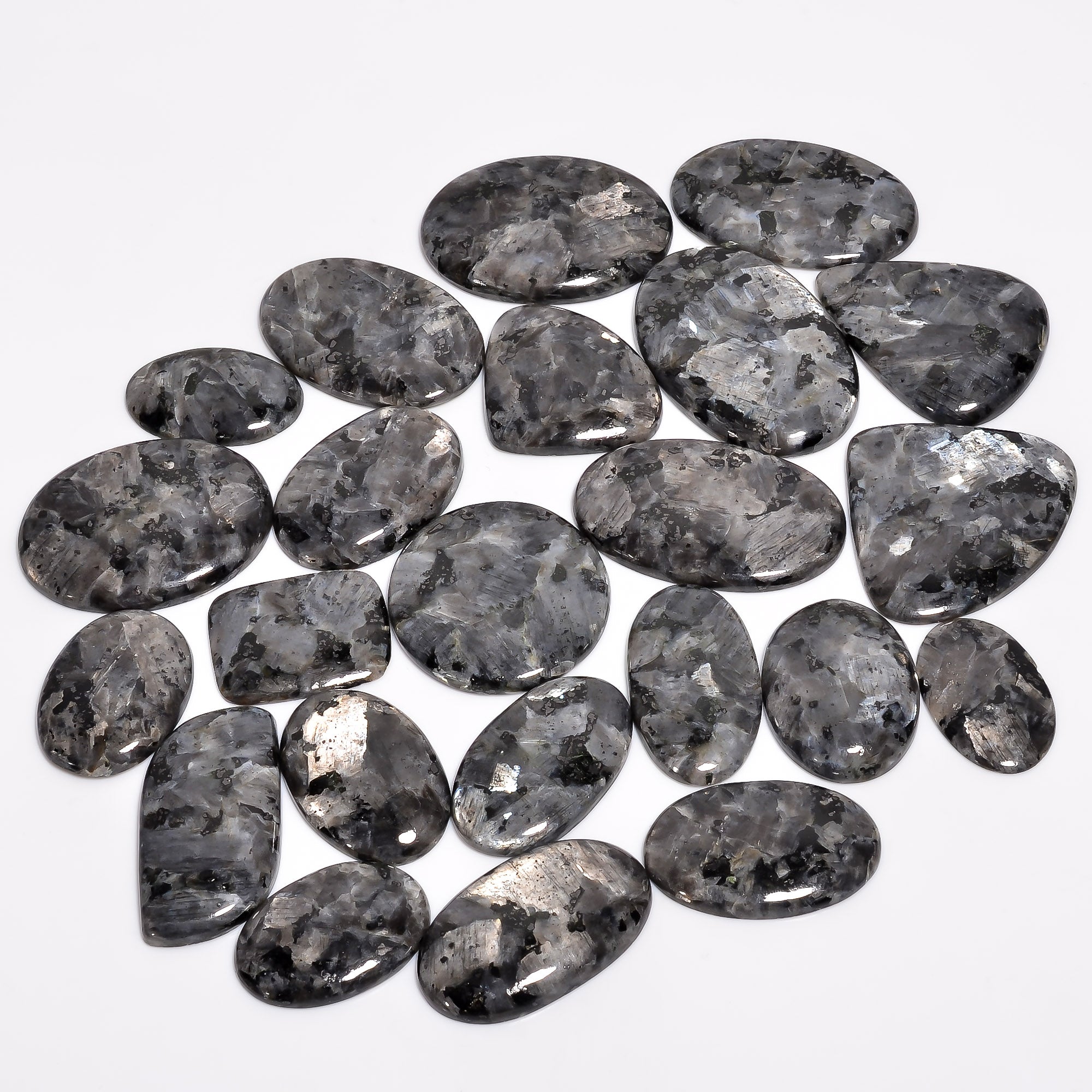 Natural Larvikite Cabochons Gemstone lot available – Handpicked Gemstones for Designers (Copy)