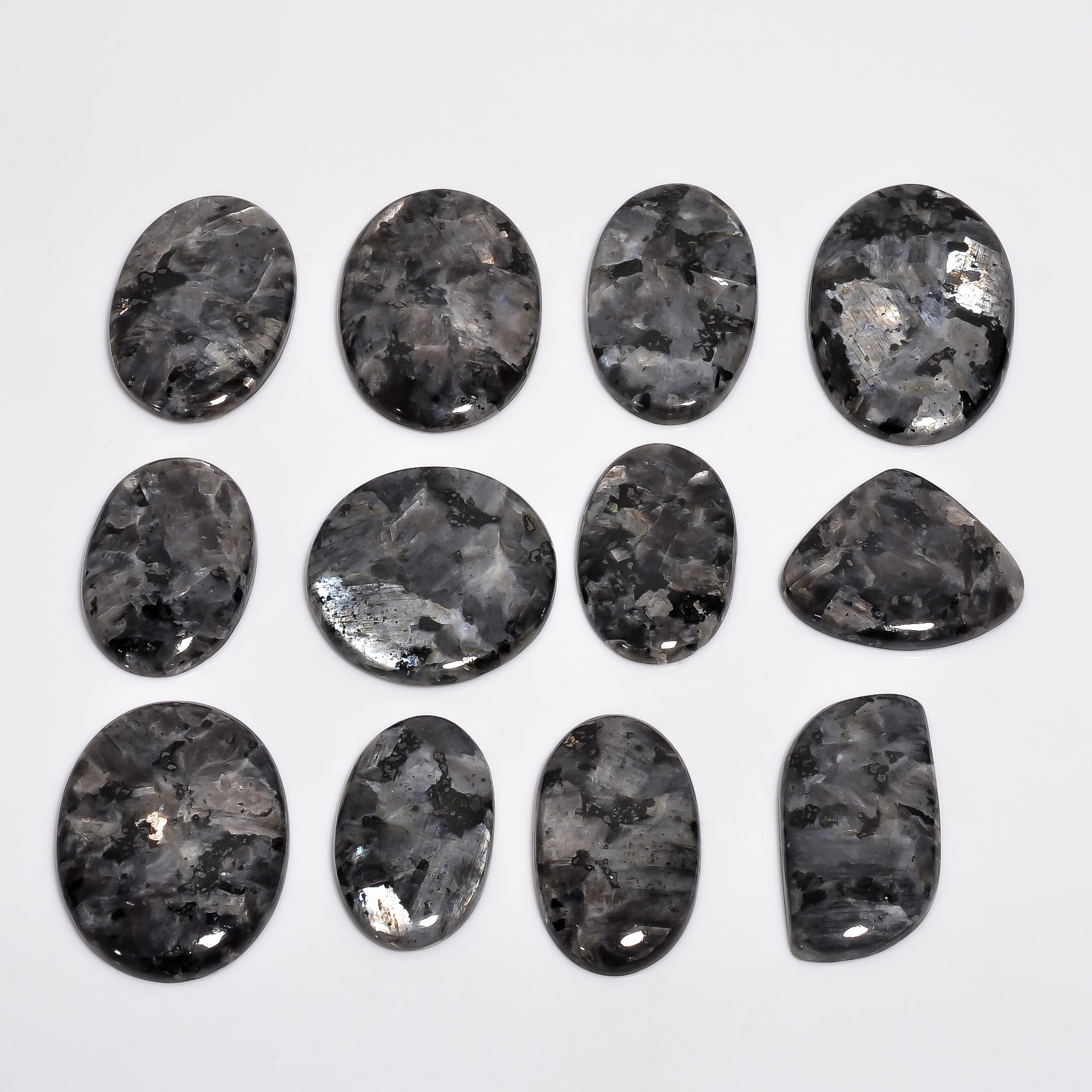 Natural Larvikite Cabochons Gemstone lot available – Handpicked Gemstones for Designers (Copy)