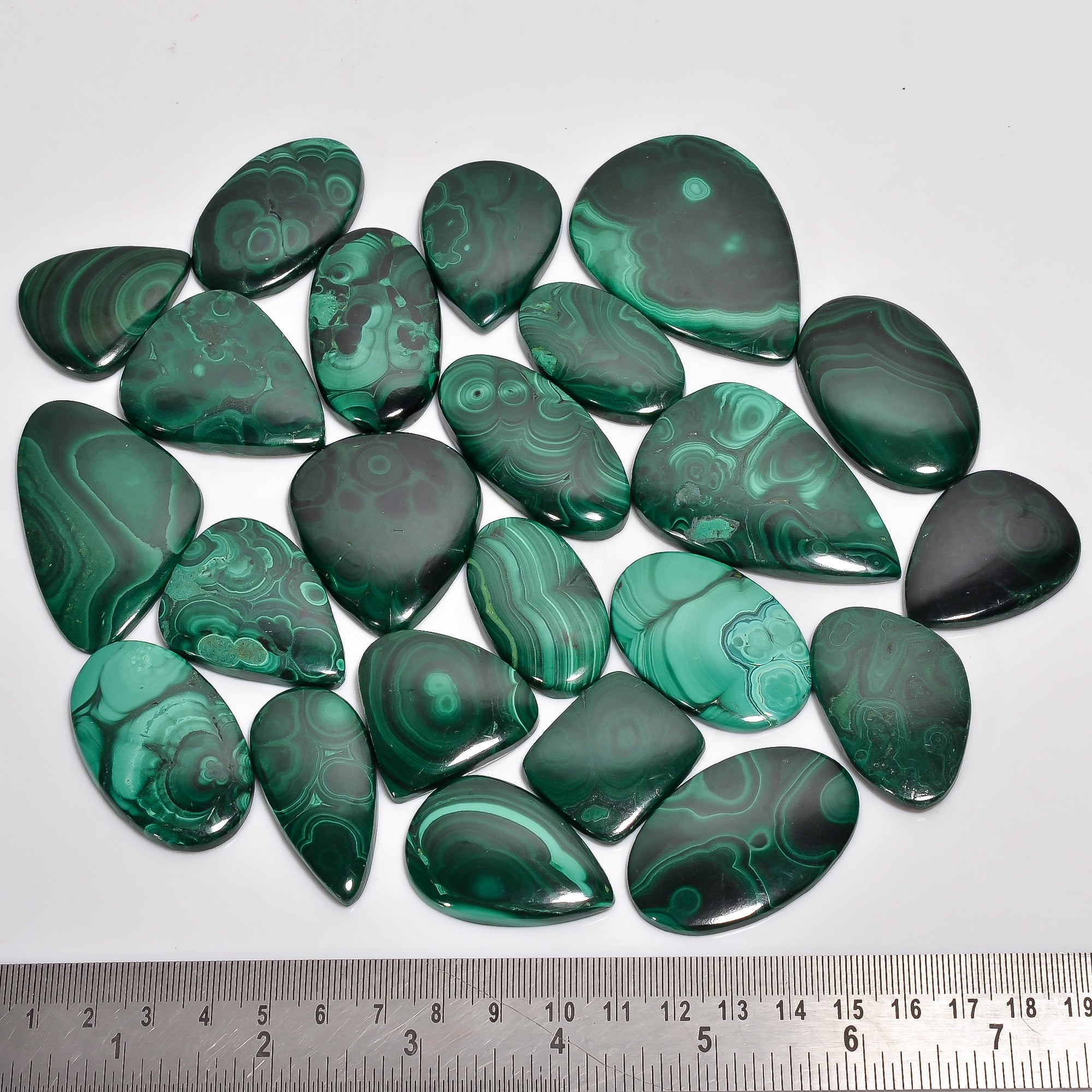 Handpicked Natural Malachite Cabochons – Wholesale Lots for Jewelers & Collectors