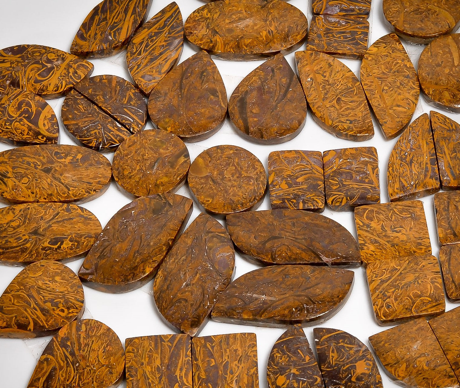 Healing Stones – Wholesale Mariam Jasper Pair Cabochons for Energy Work & Jewelry