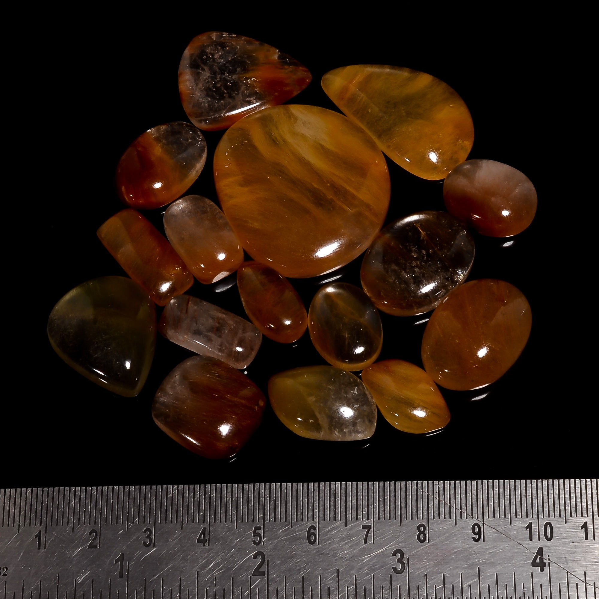 Wholesale Copper Rutile Cabochons – Polished Gemstones for Craft & Jewelry