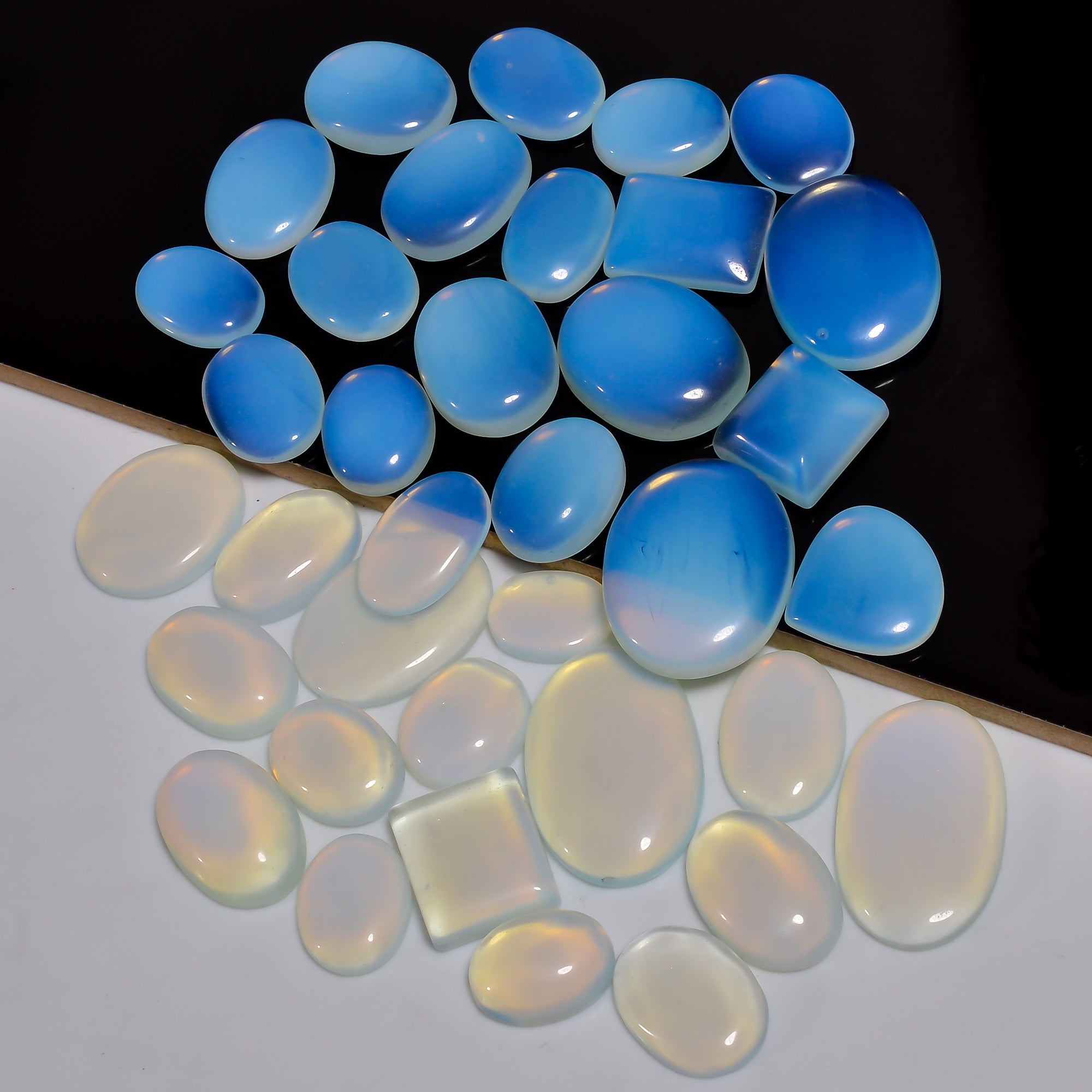 Jewelry Maker’s Supply – Wholesale Natural Opalite Cabochon Stones