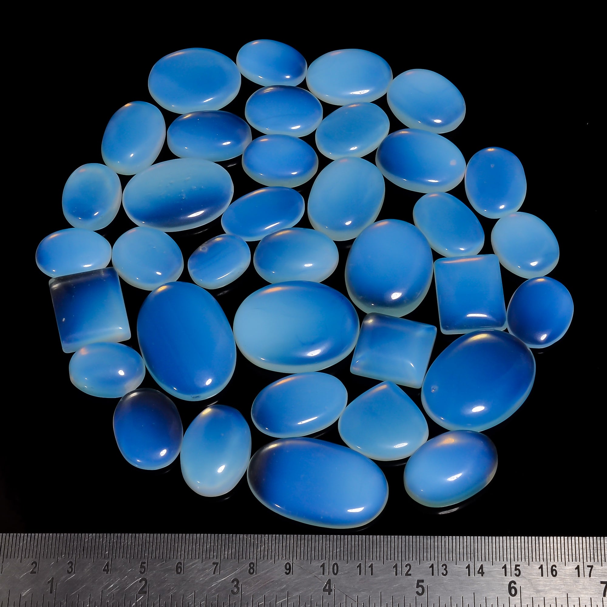 Jewelry Maker’s Supply – Wholesale Natural Opalite Cabochon Stones
