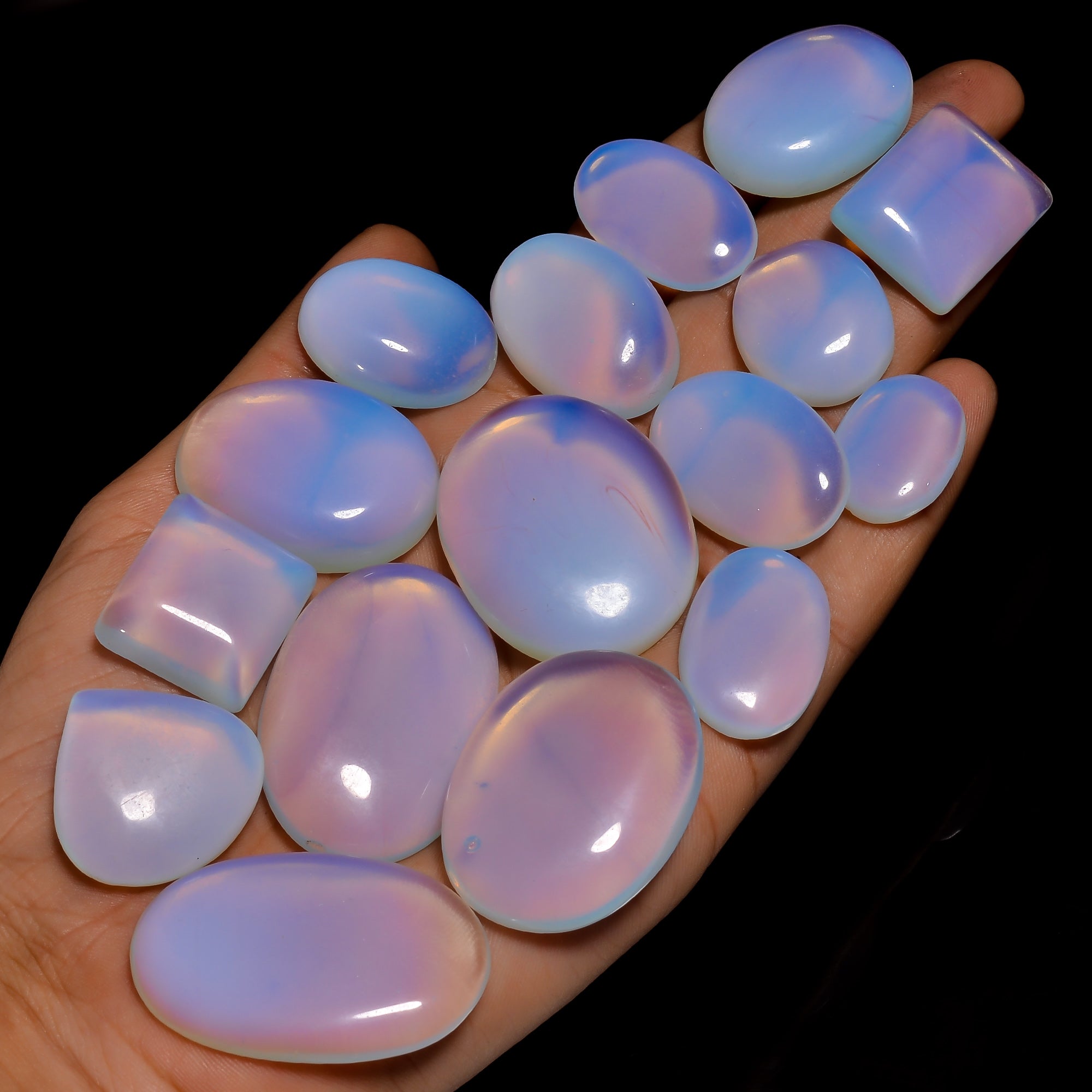 Jewelry Maker’s Supply – Wholesale Natural Opalite Cabochon Stones