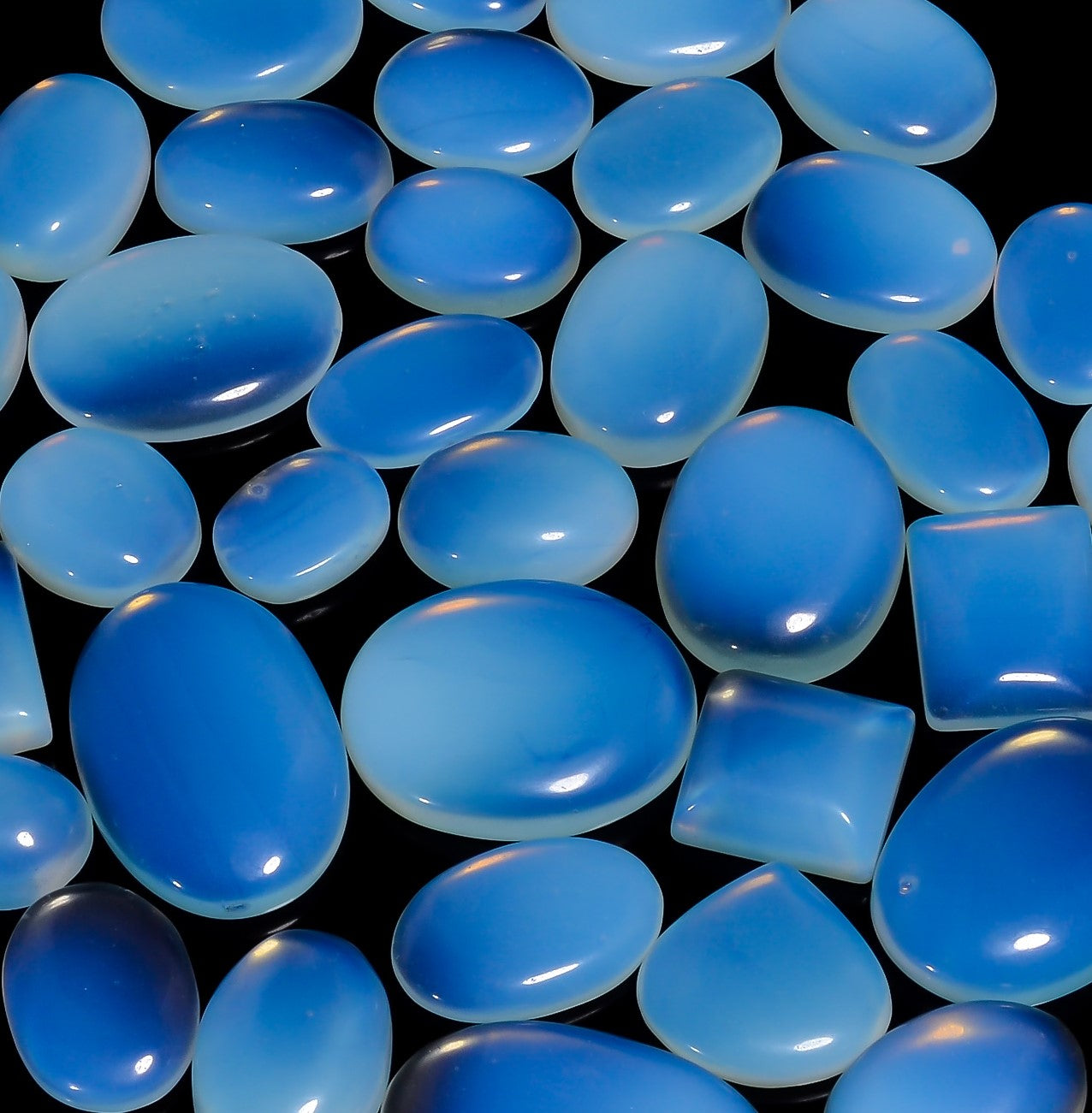 Jewelry Maker’s Supply – Wholesale Natural Opalite Cabochon Stones