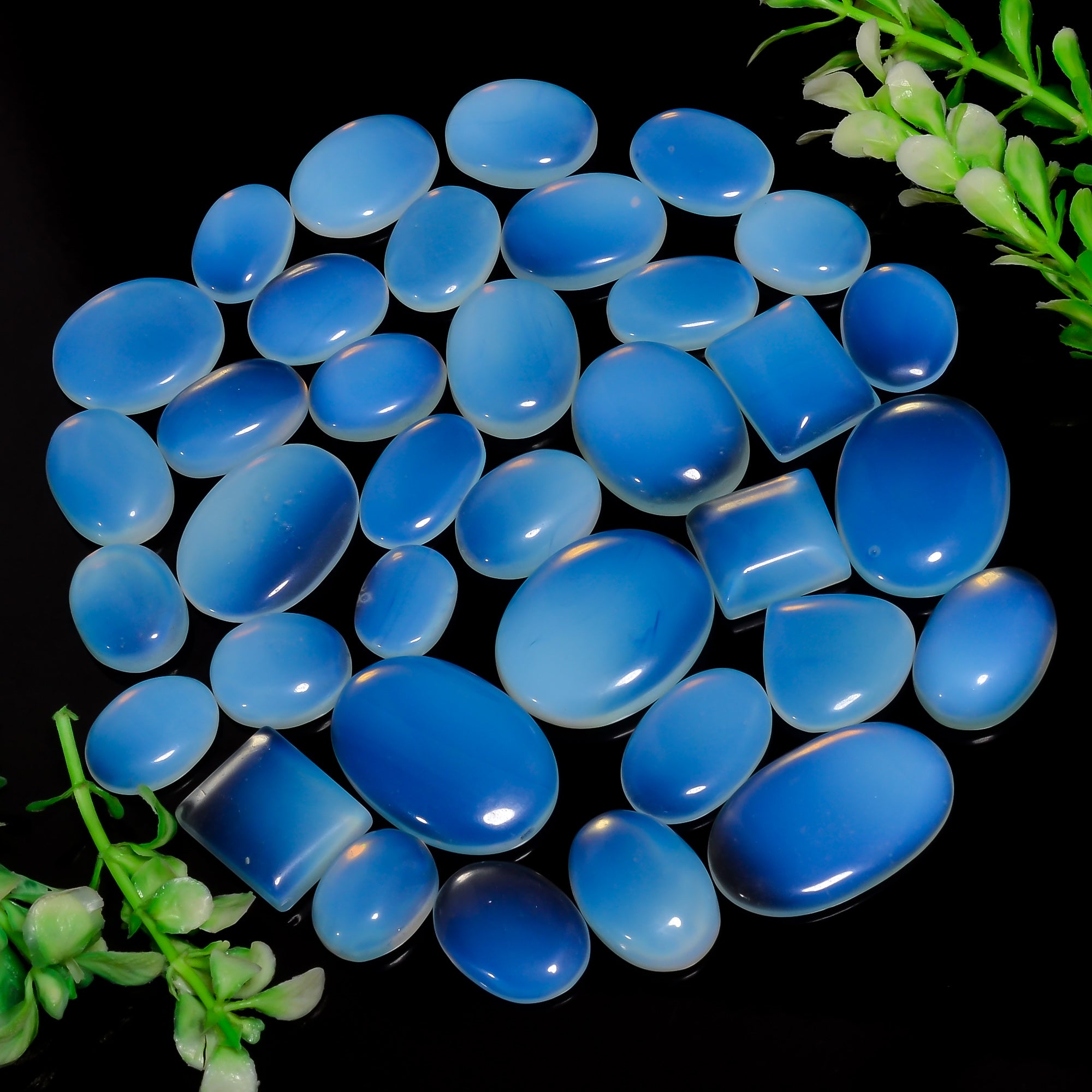 Jewelry Maker’s Supply – Wholesale Natural Opalite Cabochon Stones