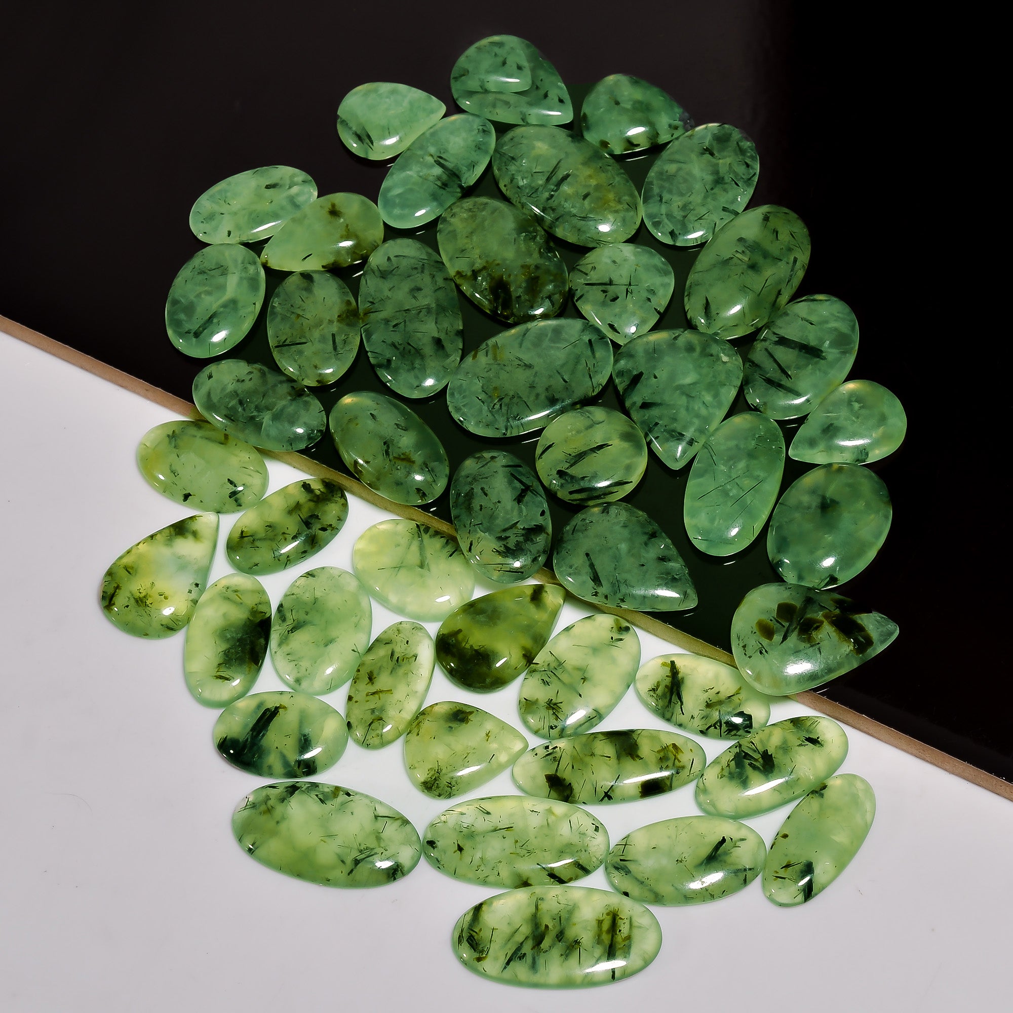 Wholesale Prehnite Cabochons – Bulk Gemstone Lot for Jewelry Supply Stores (Copy) (Copy)