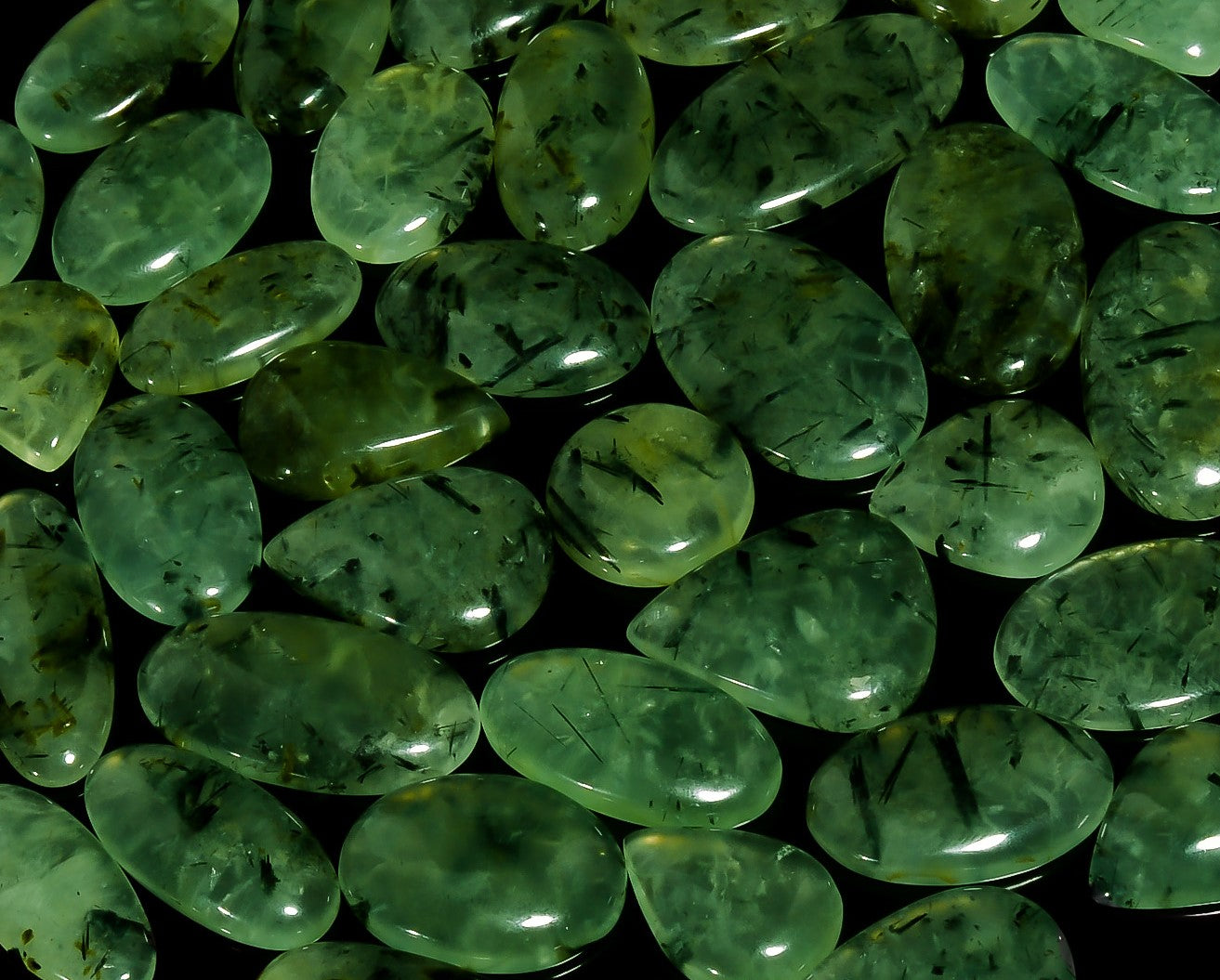 Wholesale Prehnite Cabochons – Bulk Gemstone Lot for Jewelry Supply Stores (Copy) (Copy)