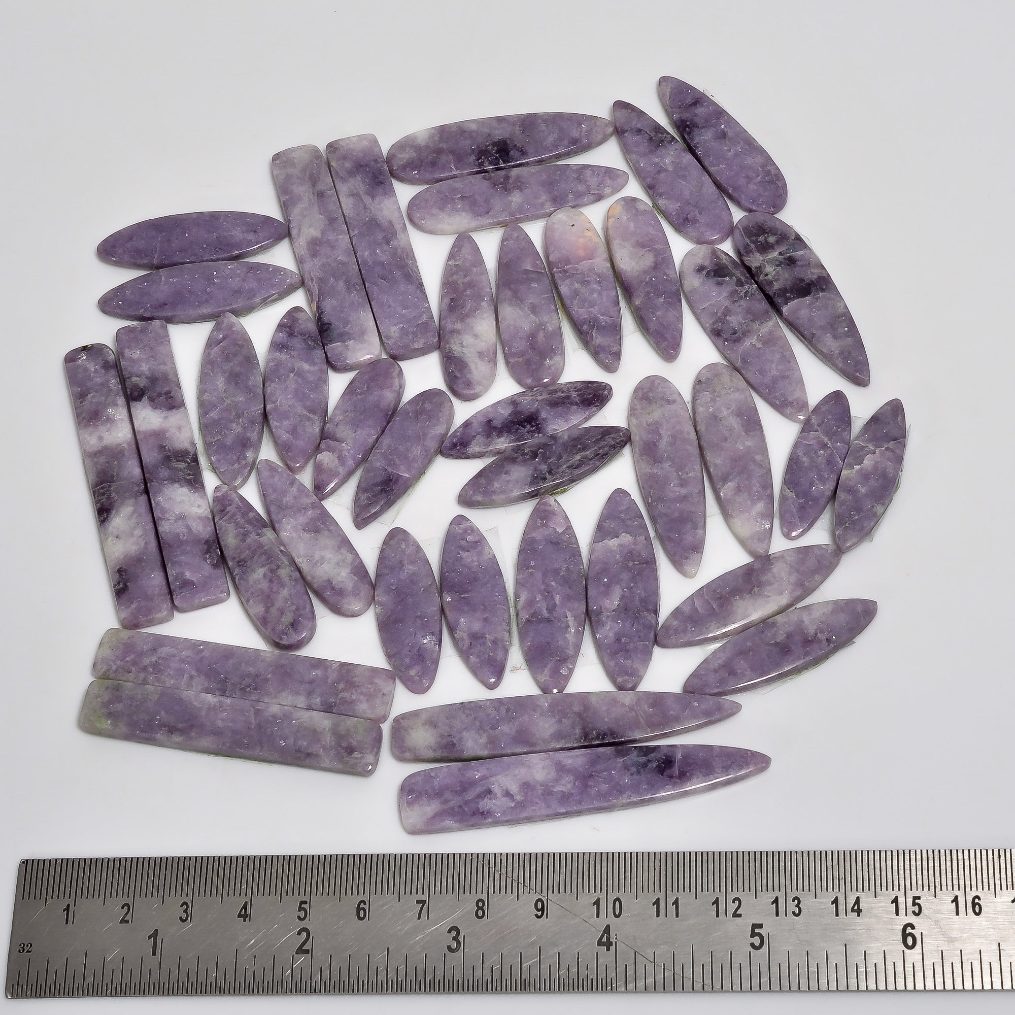Purple Lepidolite Cabochon Pair Gemstone Lot – Wholesale Handpicked Gemstones for Designers (Copy)