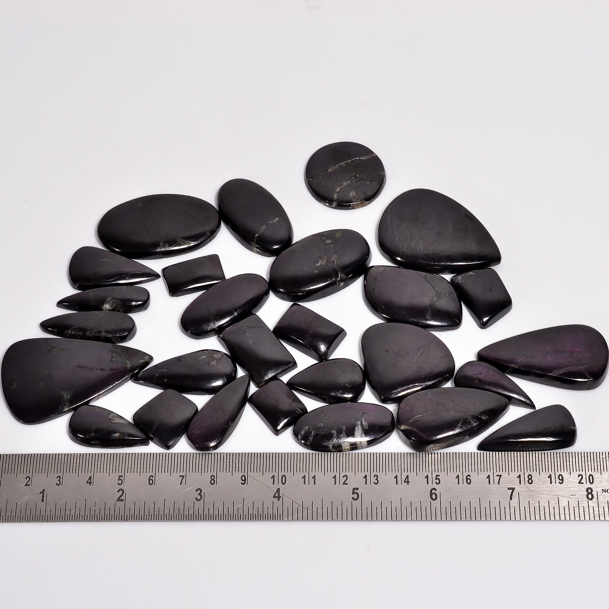 Natural Cabochon Purpurite Wholesale Lot – Polished Gemstones for Designers (Copy)