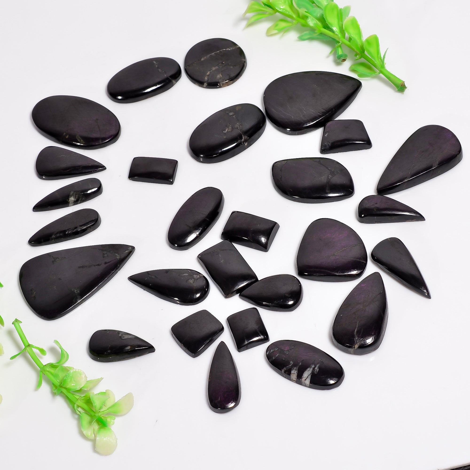 Natural Cabochon Purpurite Wholesale Lot – Polished Gemstones for Designers (Copy) (Copy)