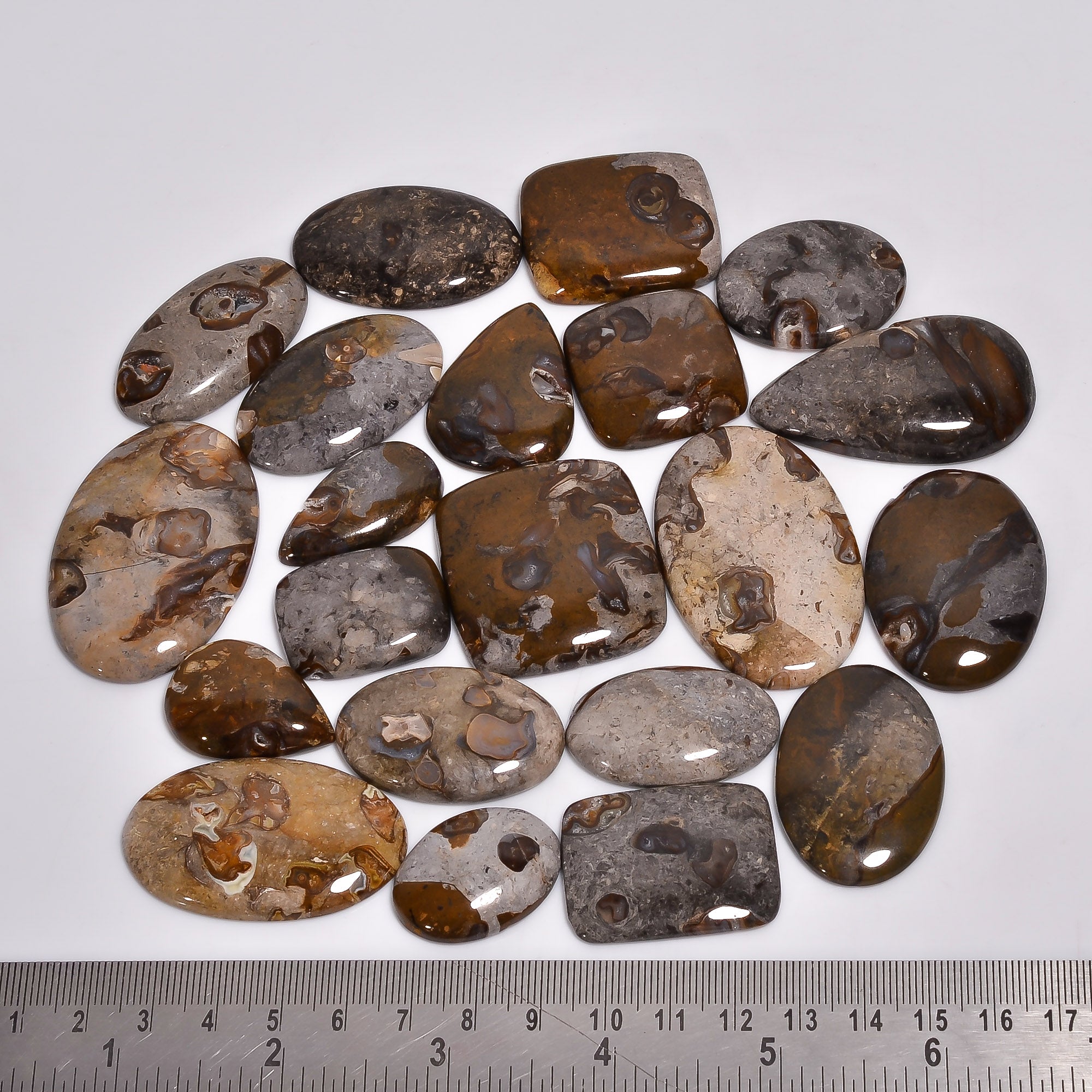 Natural Rock Chalice Cabochons – Bulk Wholesale Gemstones for Jewelry Production