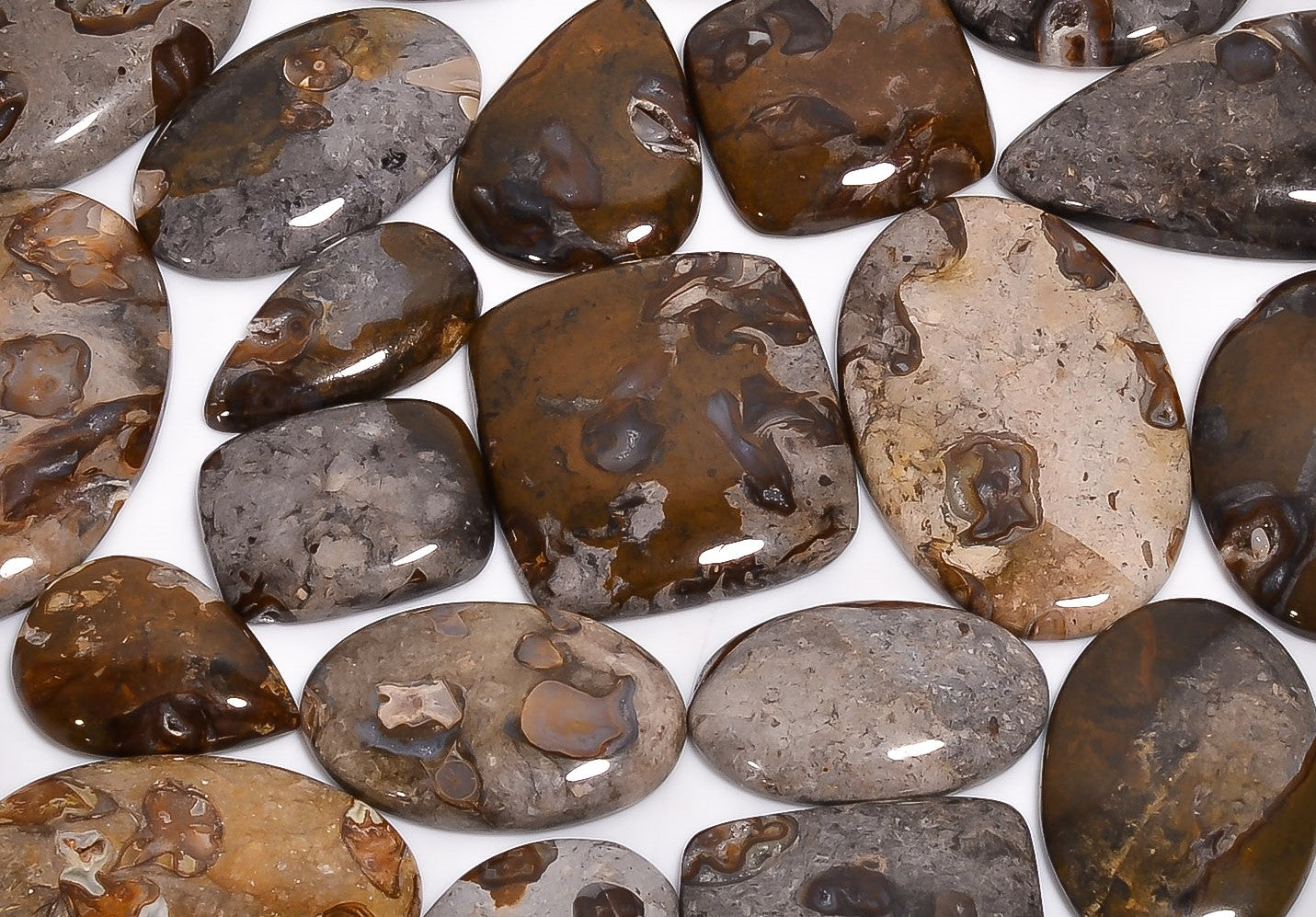 Natural Rock Chalice Cabochons – Bulk Wholesale Gemstones for Jewelry Production