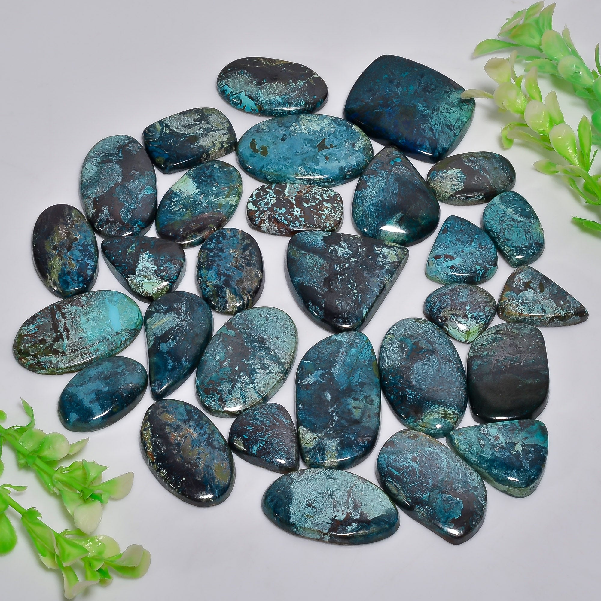 Bulk Wholesale Shattuckite Cabochon Gemstones – Jewelry Making Stones
