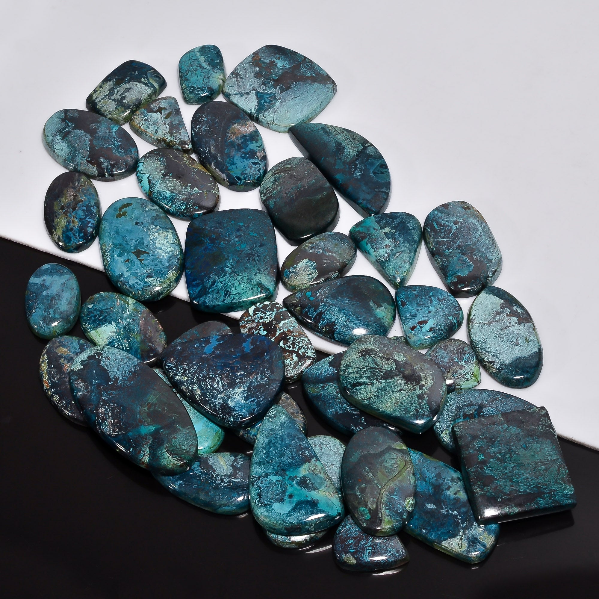 Bulk Wholesale Shattuckite Cabochon Gemstones – Jewelry Making Stones