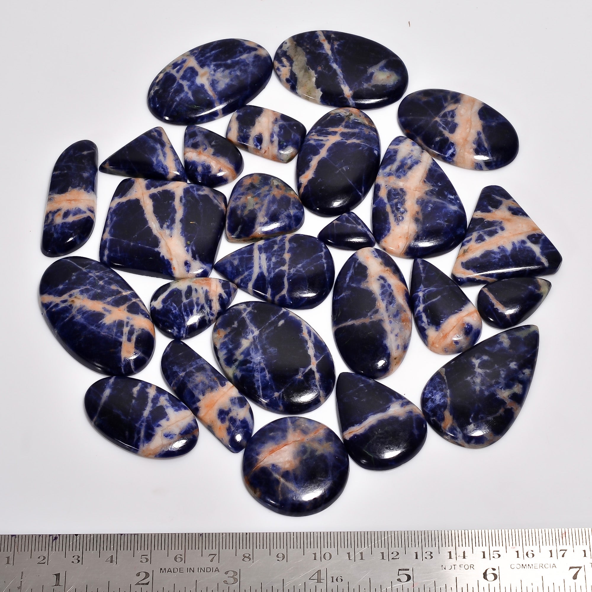 Natural Sodalite Gemstone Cabochon Lot – Direct Wholesale Manufacturer Price