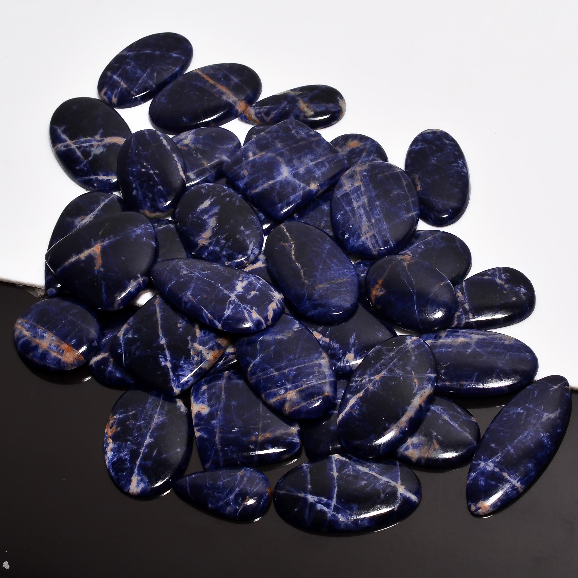 Wholesale AAA Quality Sodalite Cabochons – Bulk Gemstone Lot for Jewelry Supply Stores