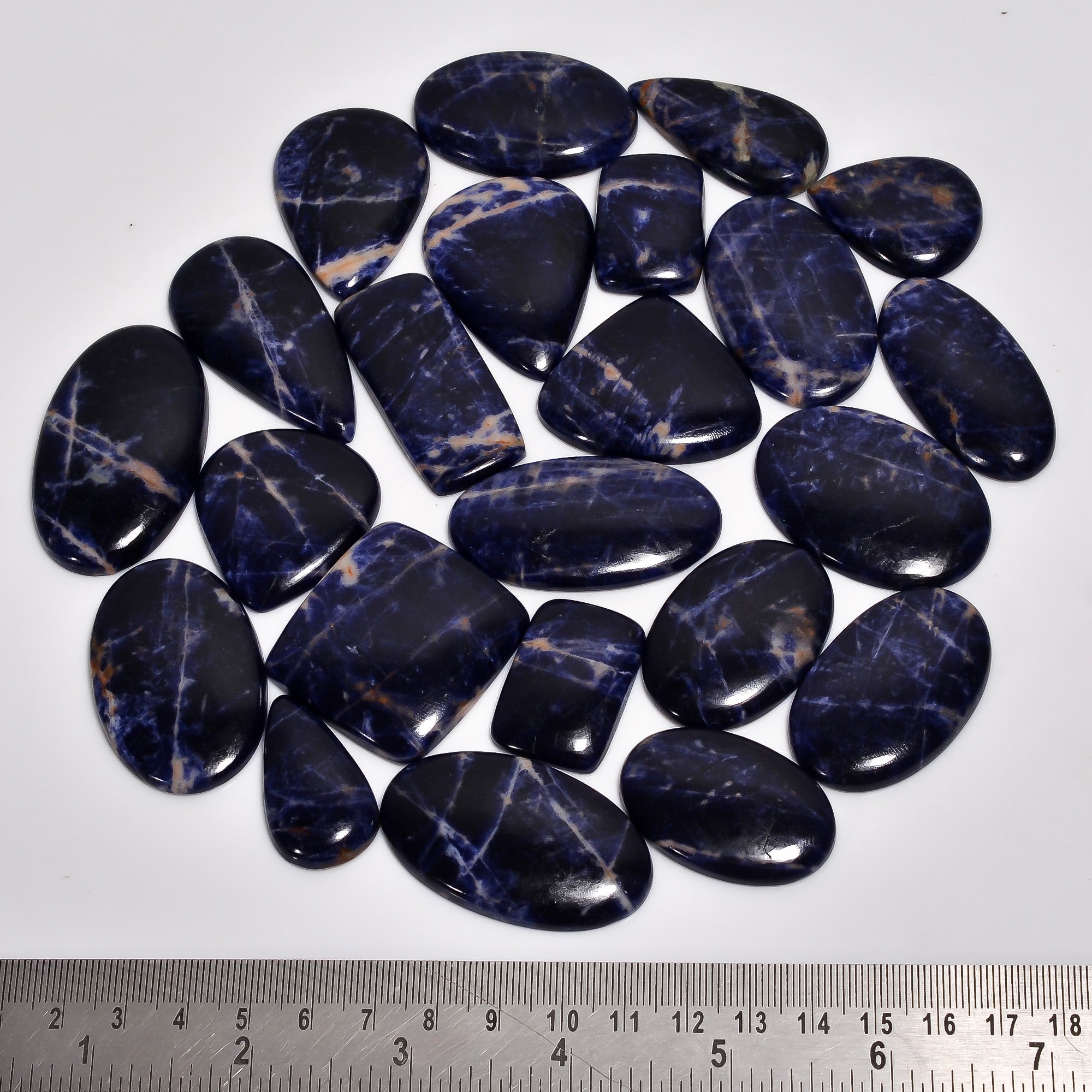 Wholesale AAA Quality Sodalite Cabochons – Bulk Gemstone Lot for Jewelry Supply Stores