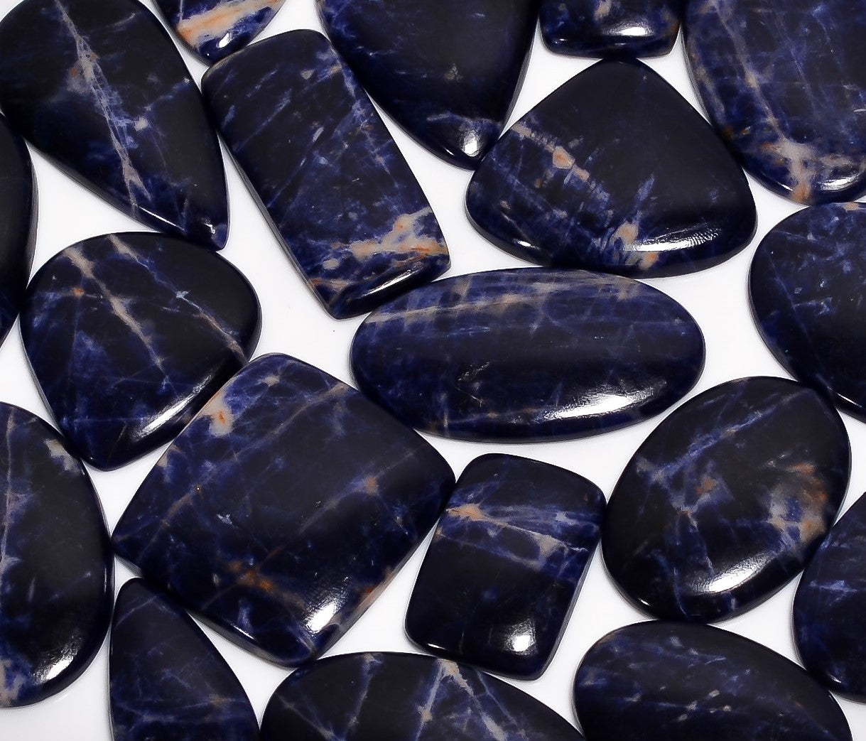 Wholesale AAA Quality Sodalite Cabochons – Bulk Gemstone Lot for Jewelry Supply Stores