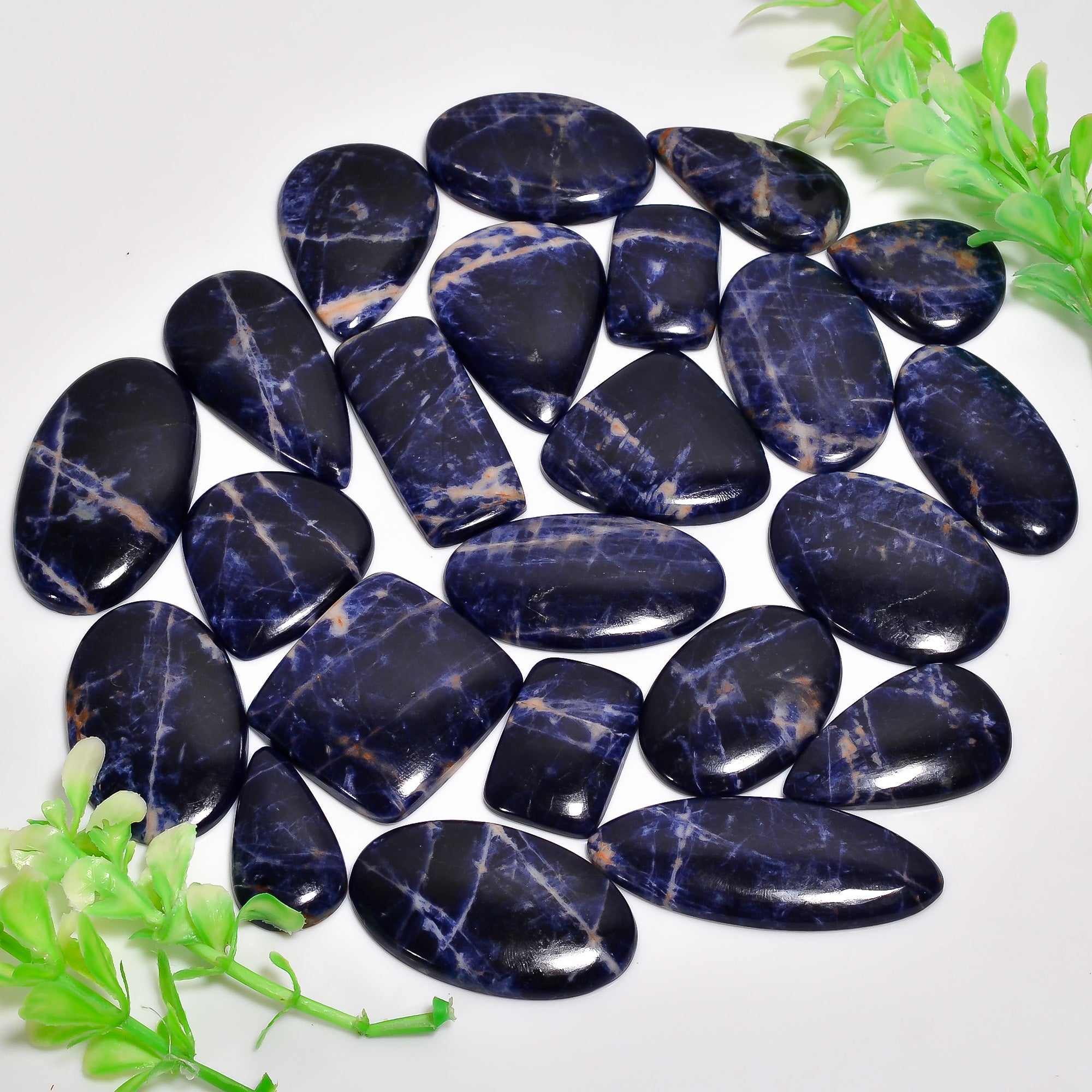 Wholesale AAA Quality Sodalite Cabochons – Bulk Gemstone Lot for Jewelry Supply Stores